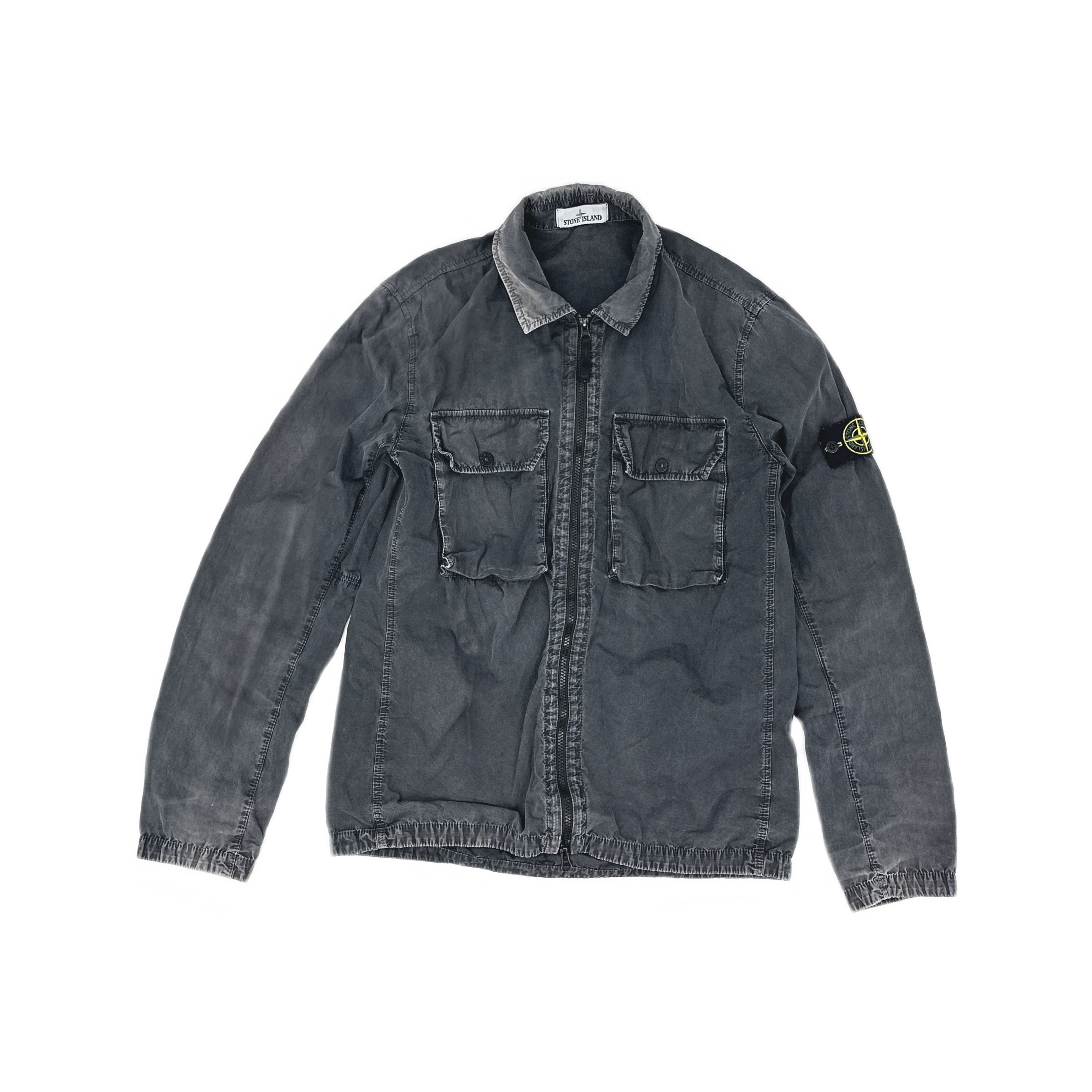 Stone Island Stone Island Washed Overshirt Jacket Size L Size US L / EU 52-54 / 3 - 1 Thumbnail