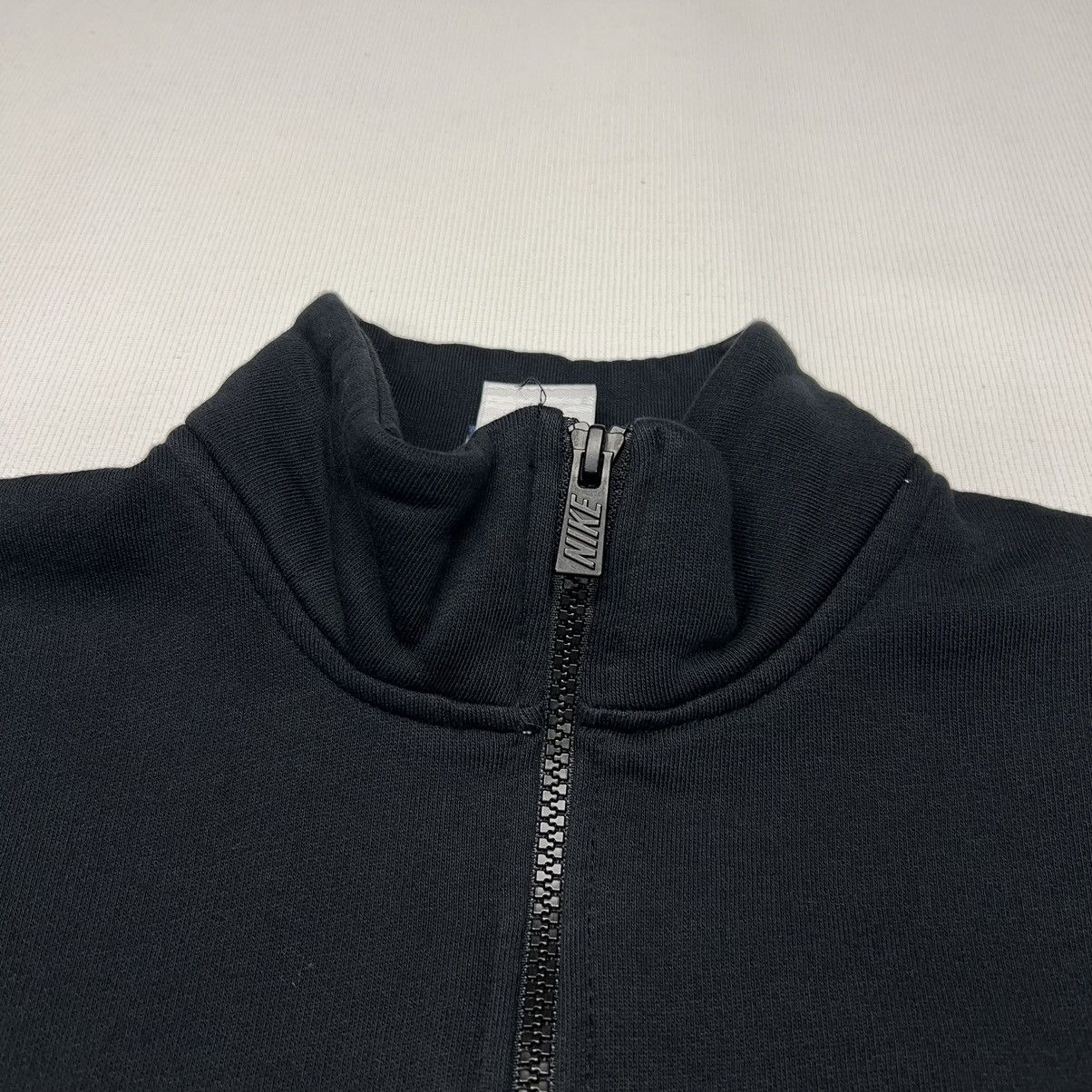 Nike Nike Sweatshirt Black Full Zip Mock Neck Swoosh Turkey Made Size US M / EU 48-50 / 2 - 4 Thumbnail
