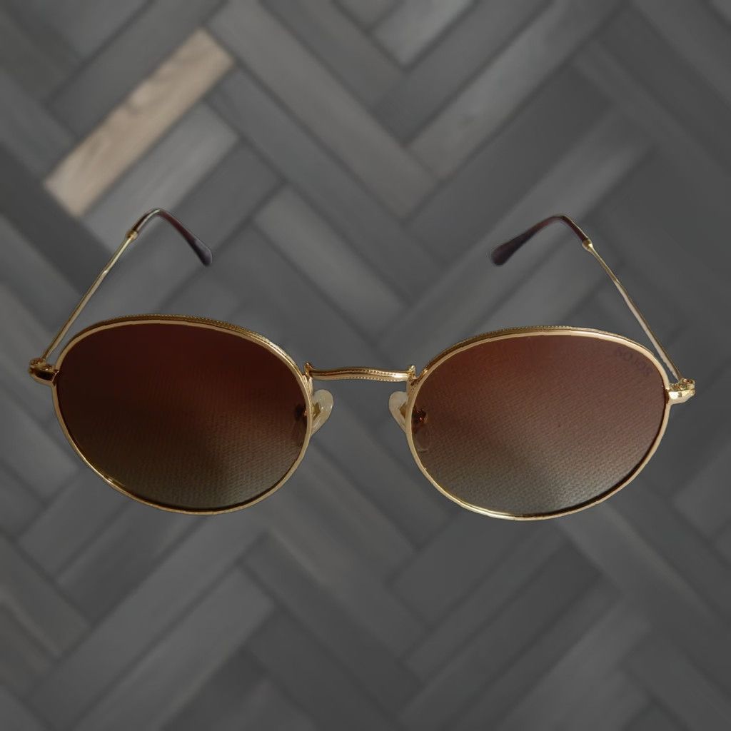 Vintage Sojos Sunglasses Women's Gold Small Scratch-Resistant UV Protection Fashion Accessory Size ONE SIZE - 1 Thumbnail