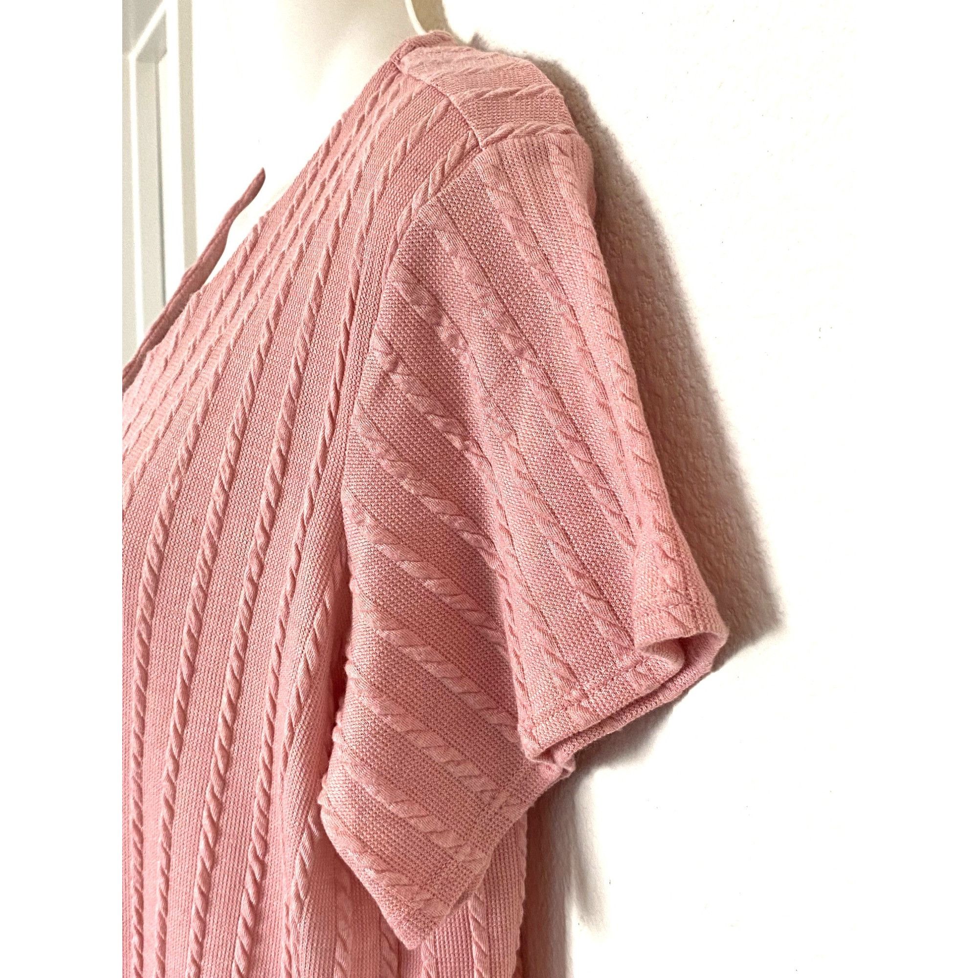 Vintage Weatherproof Vintage Top Short Sleeve Button Tie Waist V Nec Size M / US 6-8 / IT 42-44 - 4 Thumbnail