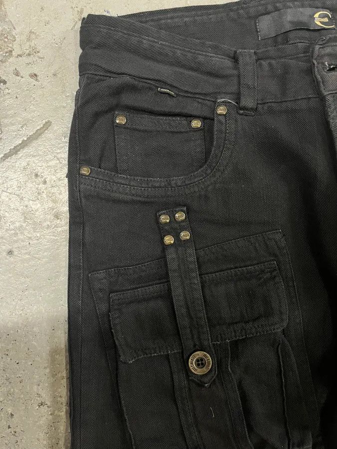 Roberto Cavalli AW2005 Cavalli Black Cargo Pants Size US 30 / EU 46 - 8 Thumbnail
