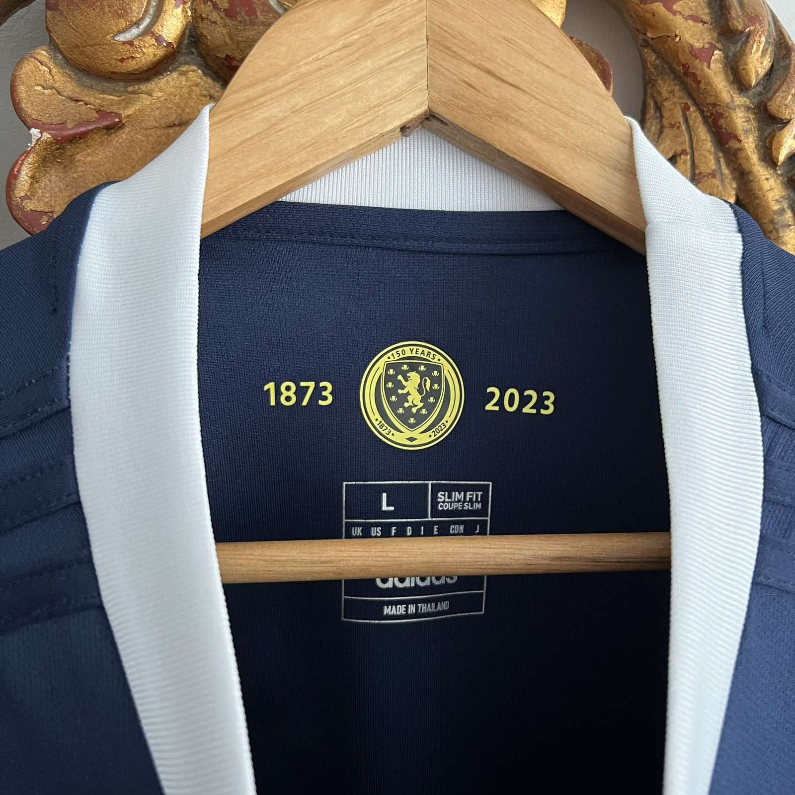 Adidas Scotland Adidas Home Soccer Jersey 150 yrs Blue Size M Size US L / EU 52-54 / 3 - 6 Thumbnail