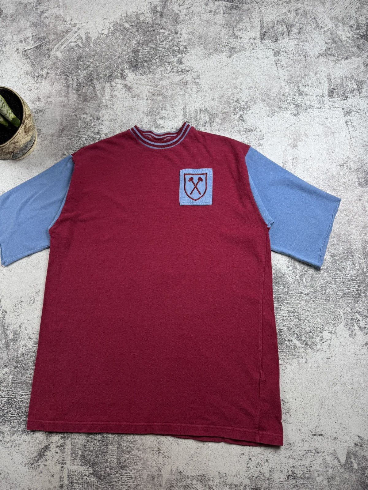 Vintage West Ham 1966 Arkwright Sportswear 48/120 cm XL Soccer Football Jersey T Shirt Size US XL / EU 56 / 4 - 3 Thumbnail