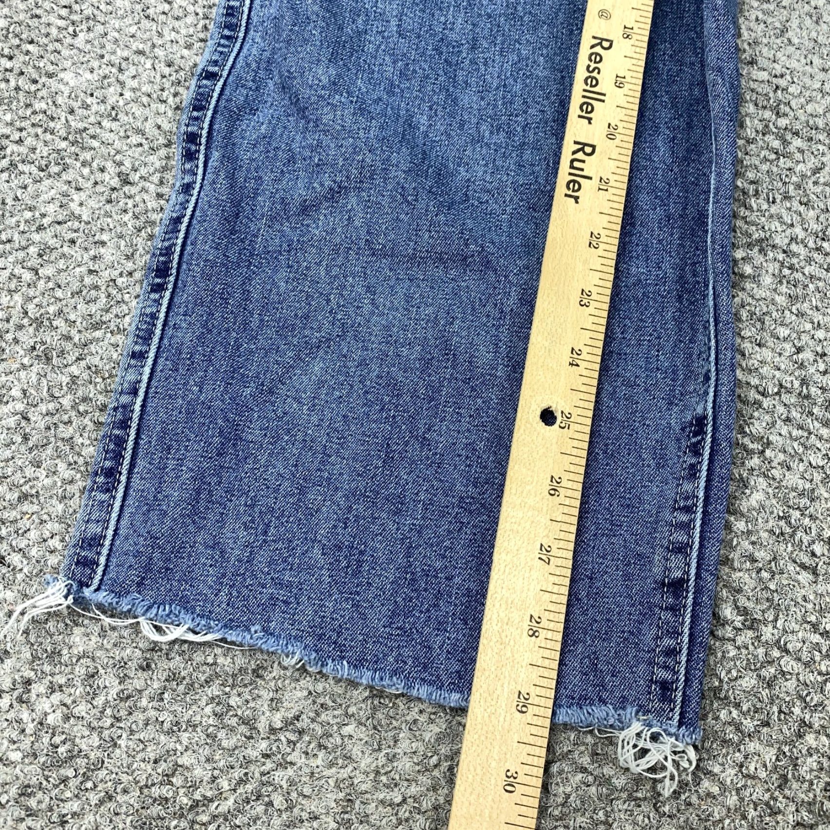 Lee VINTAGE Lee Cargo Jeans Mens 32x32 Denim Straight Relaxed Fit Workwear 90s USA Baggy Size US 32 / EU 48 - 5 Thumbnail