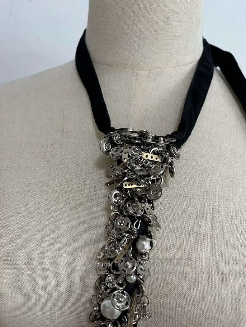 Comme des Garcons Comme Des Garcons Tie with metal accessories Size ONE SIZE - 4 Thumbnail