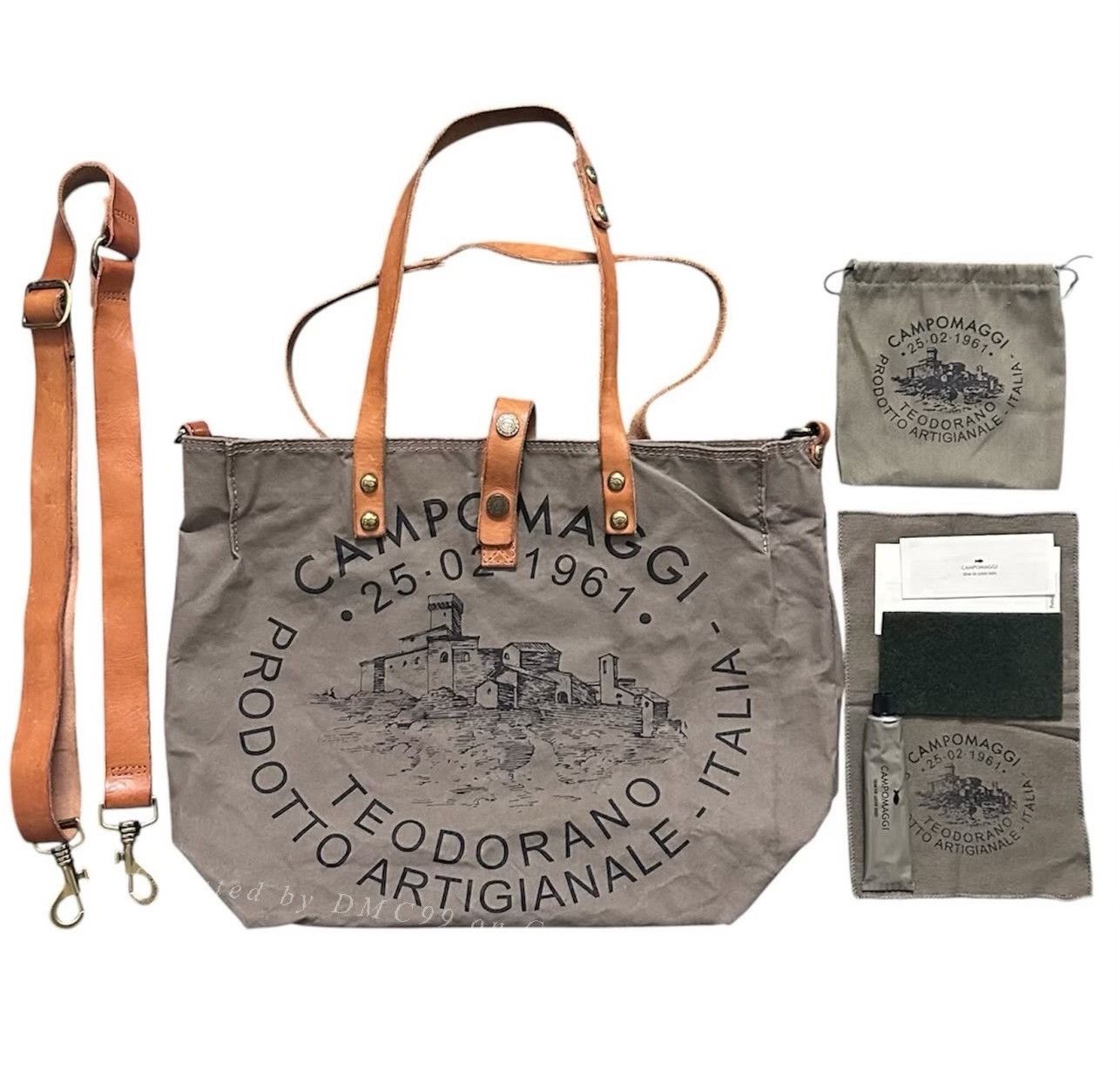 Vintage Vintage 2010s Campomaggi Teodorano Canvas Tote Size ONE SIZE - 1 Thumbnail