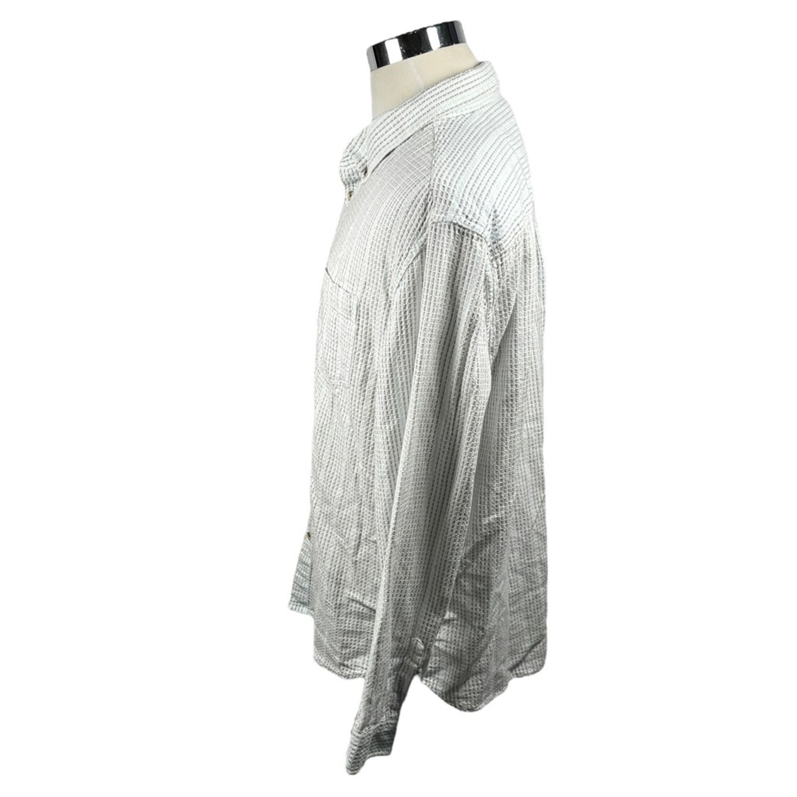 Carbon2Cobalt Carbon 2 Cobalt Button Down Shirt White Black Geometric XL Size US XL / EU 56 / 4 - 4 Thumbnail