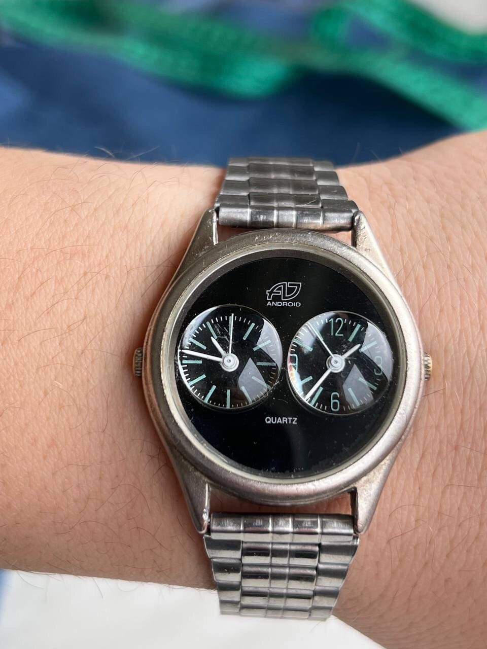 Japanese Brand × Vintage Vintage Double Dial Japanese style futuristic Steel Watch Size ONE SIZE - 8 Thumbnail