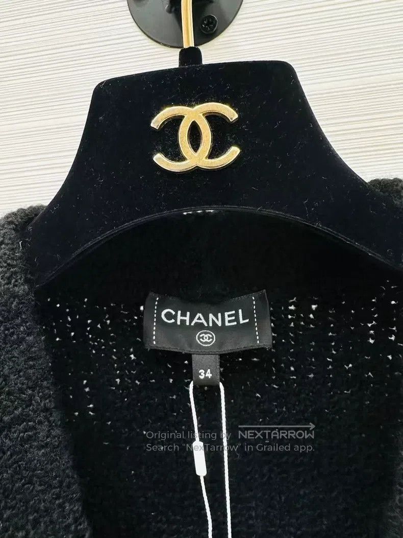 Chanel Chanel 24K white lotus leaf sleeve cashmere cardigan jacke Size XXS / US 00 / IT 34 - 4 Thumbnail