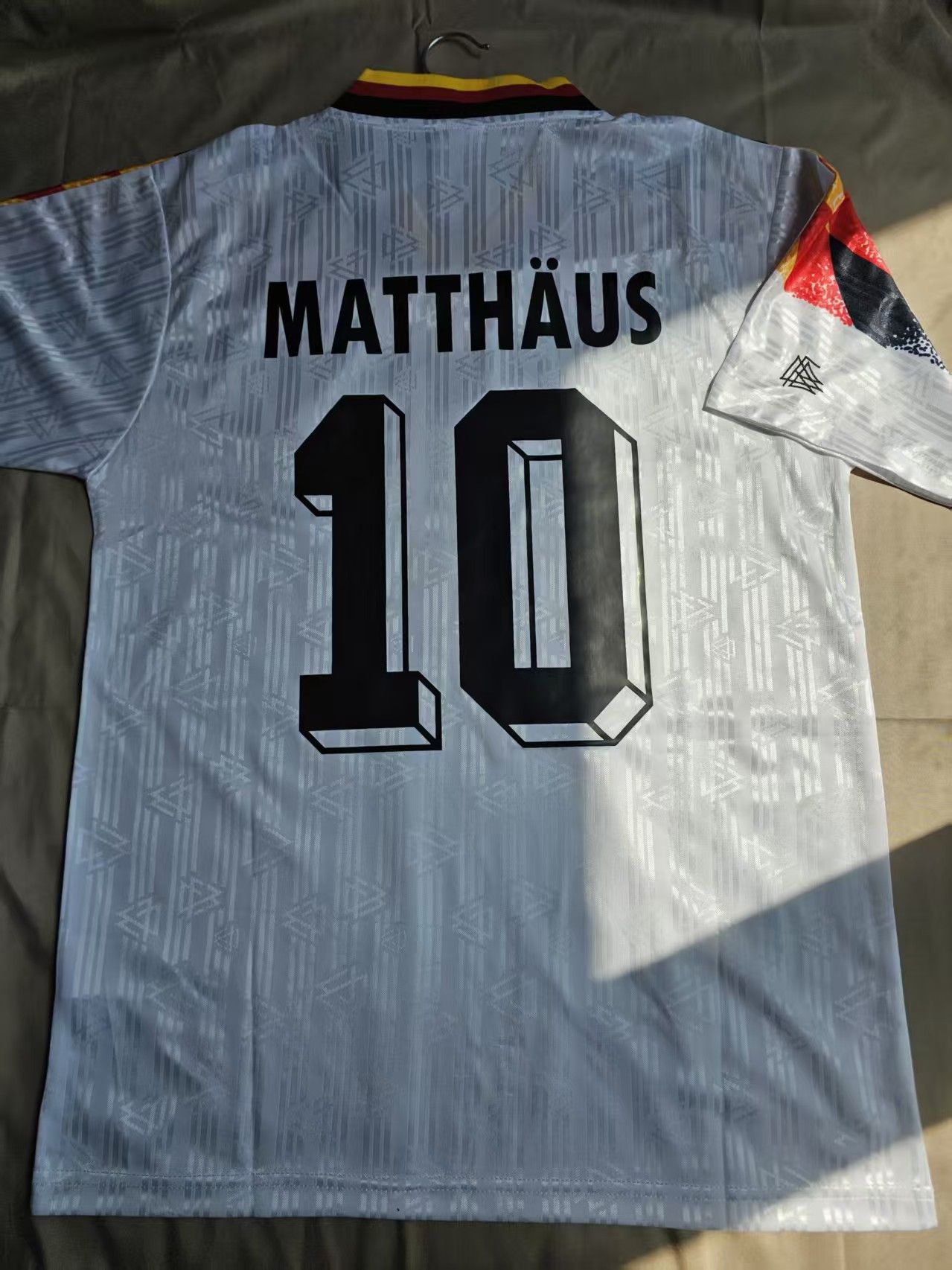 Other 1994 World Cup Germany 10 Lothar Matthäus Jersey Home Size US XL / EU 56 / 4 - 2 Thumbnail
