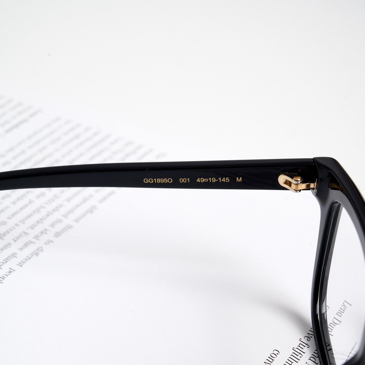 Gucci GUCCI GG1895O 001 GLASSES Size ONE SIZE - 4 Thumbnail