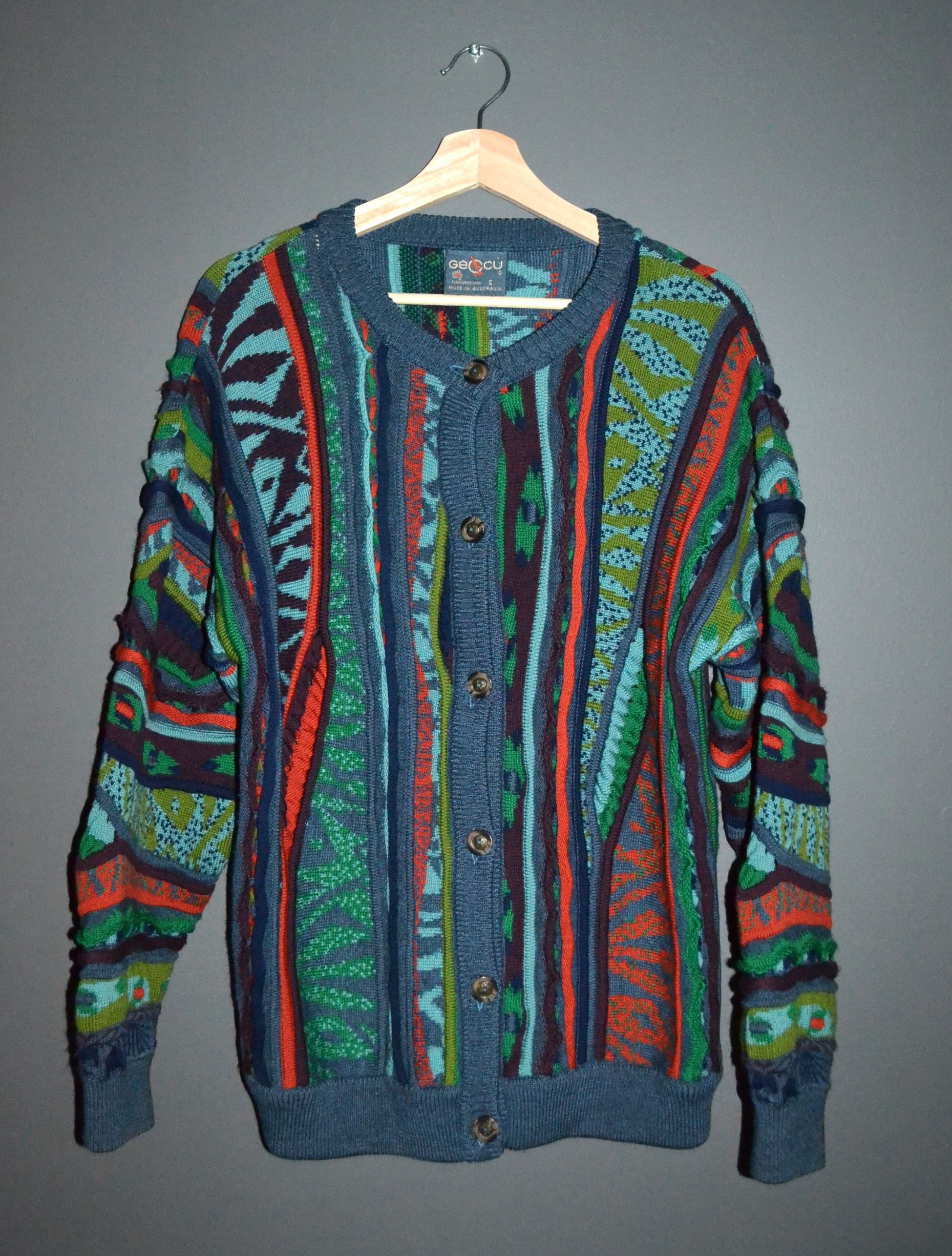 Coogi × Vintage Geccu Australia Woolen Sweater M Coogi Size M / US 6-8 / IT 42-44 - 2 Thumbnail