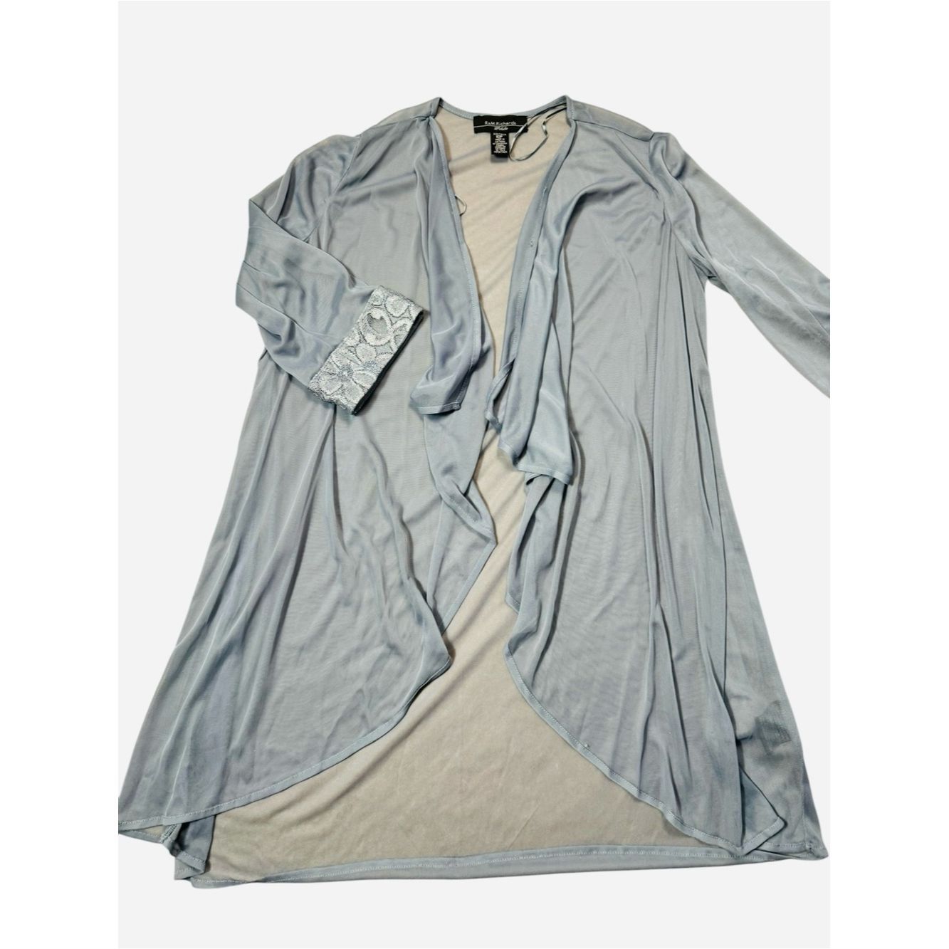 Other NWT New R&M Richards Beaded Dress And Flyaway Jacket Grey S Size L / US 10 / IT 46 - 5 Thumbnail