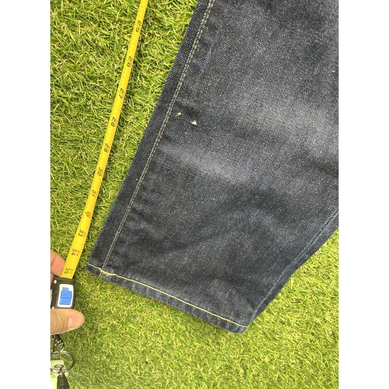 Polo Ralph Lauren Polo Ralph Lauren Jeans Slim 38x34 Varick Dark Selvedge 90s Vintage Blue Mens Jeans Size US M / EU 48-50 / 2 - 3 Thumbnail