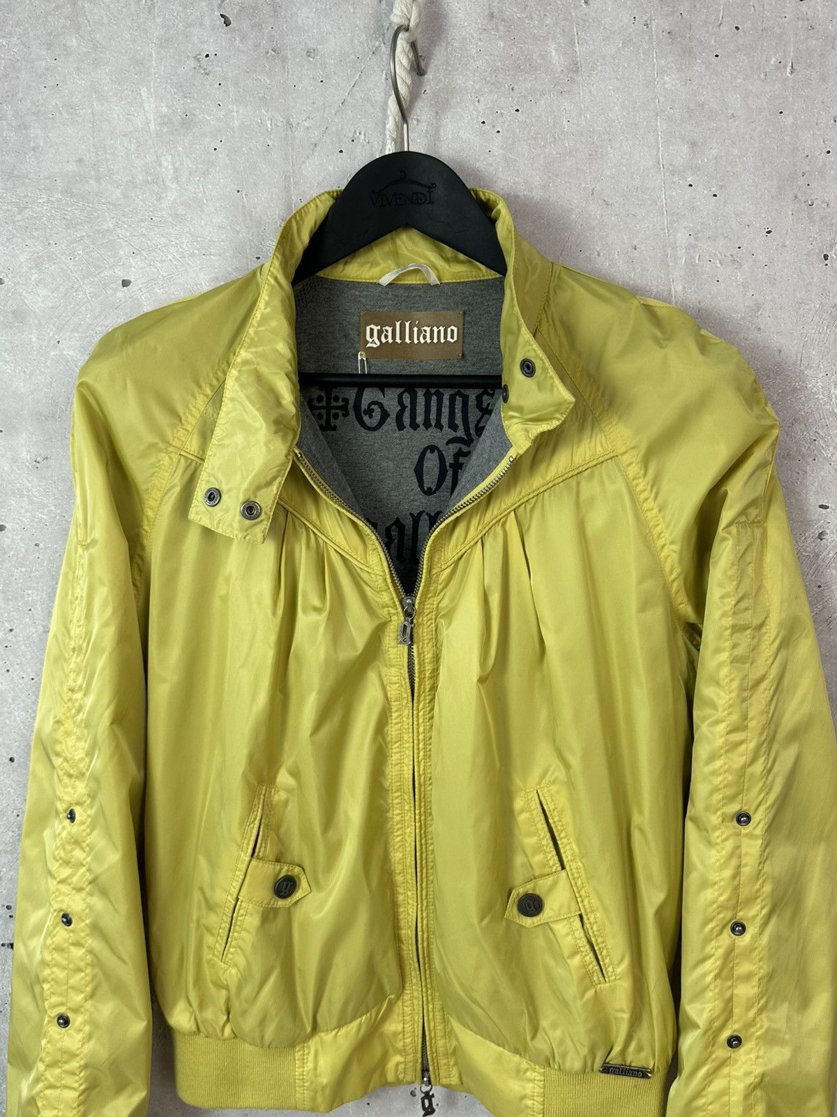 John Galliano John Galliano Vintage Yellow Gangs of Galliano Womens Jacket Size M / US 6-8 / IT 42-44 - 3 Thumbnail