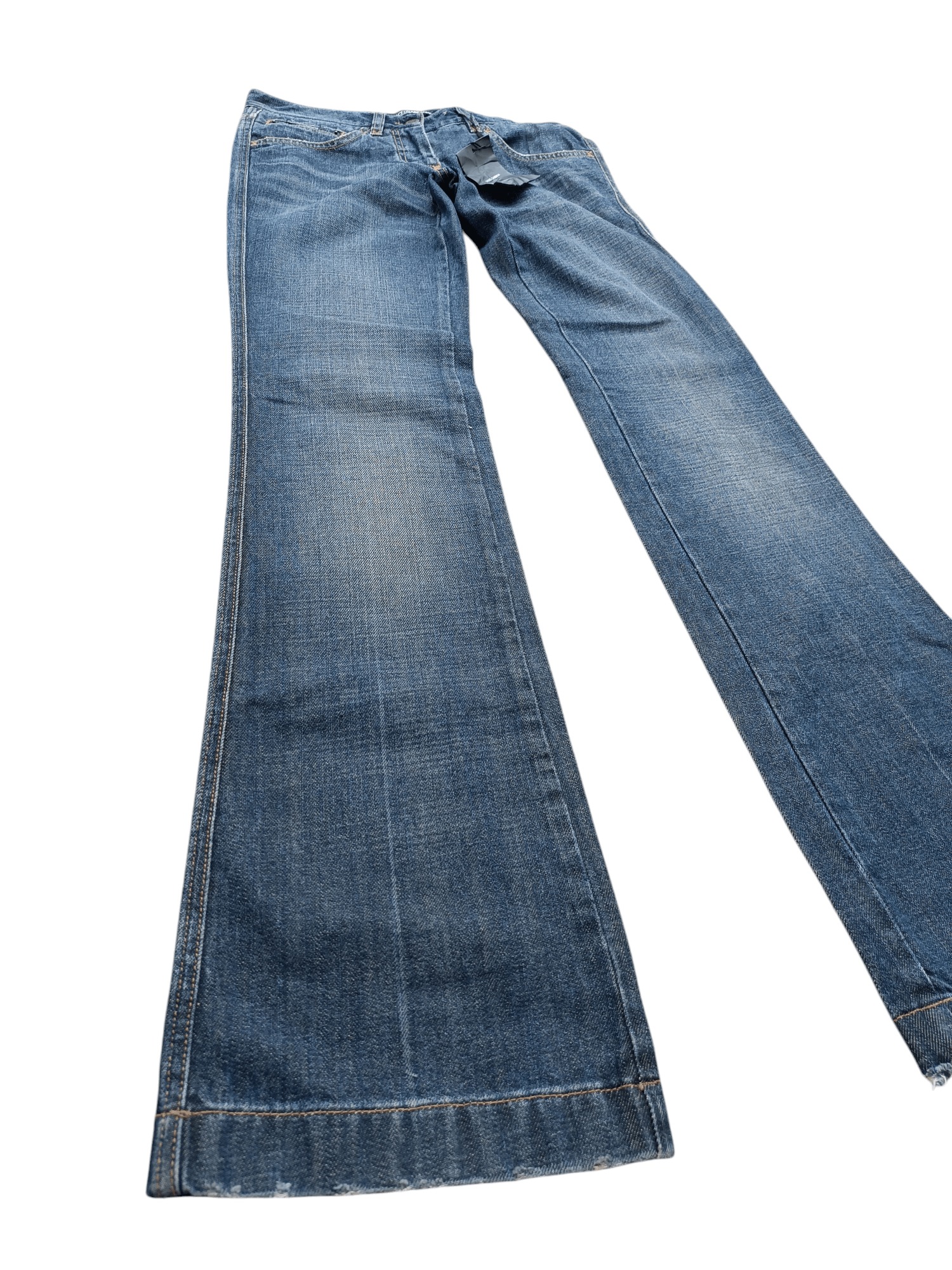 Dolce & Gabbana FLARED 💥 Dolce & Gabbana Blue Denim Distressed Zipper Jeans Size US 30 / EU 46 - 4 Thumbnail