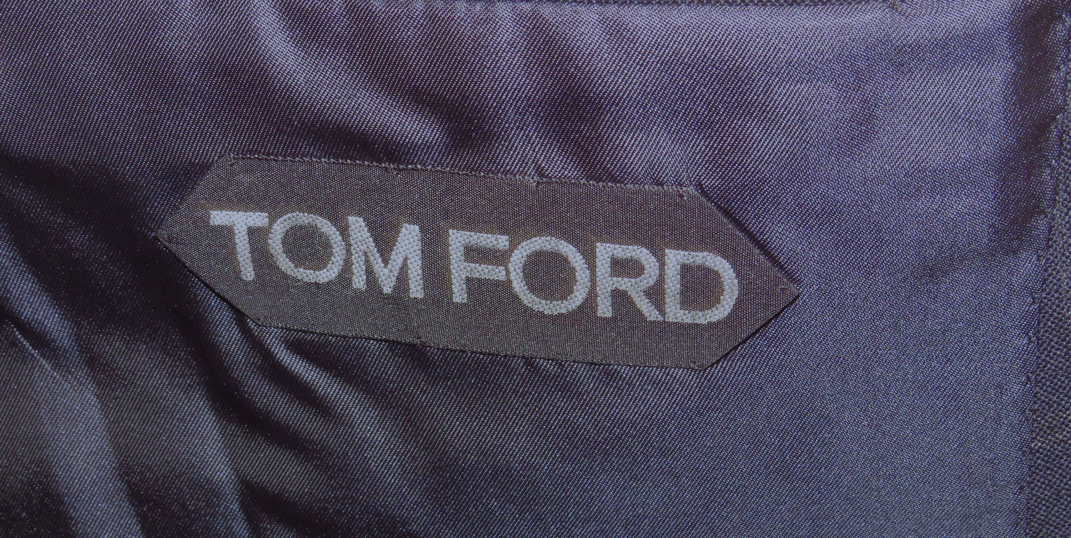 Tom Ford O'Connor Current Navy Windowpane Two Button Suit 46R Size 46R - 15 Thumbnail