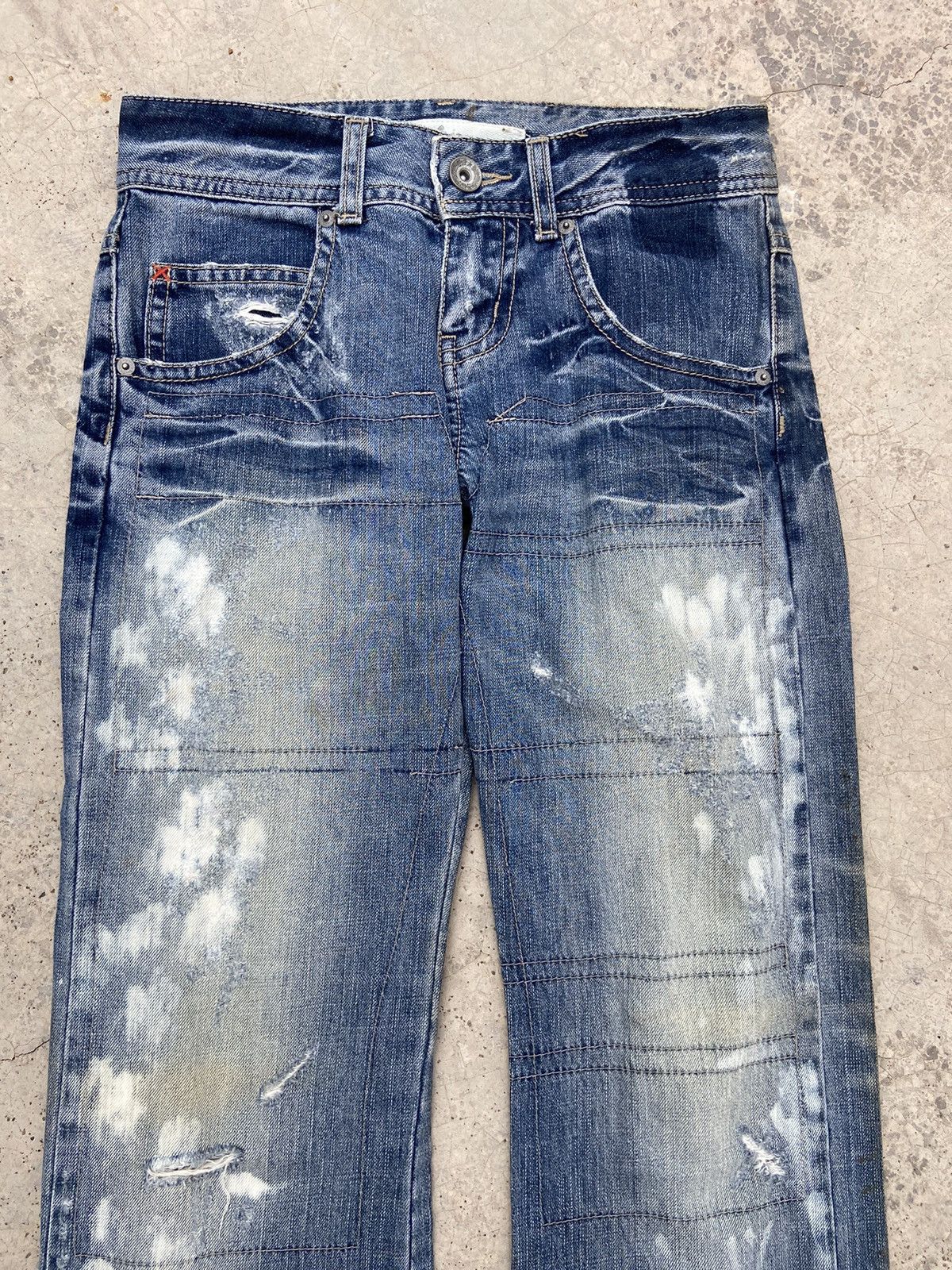 Cook Jeans Cook jeans Distressed denim undercover design reconstructed Size US 29 - 3 Thumbnail