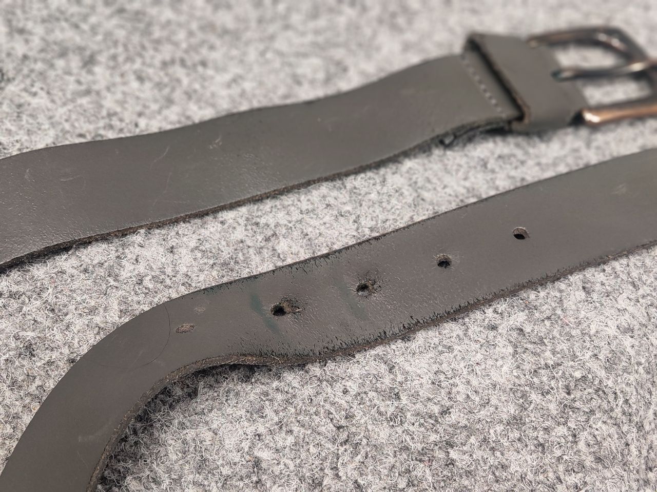 G-Star G Star raw Gray Leather Mini Logo Vintage Style Belt Y2K Size ONE SIZE - 9 Thumbnail