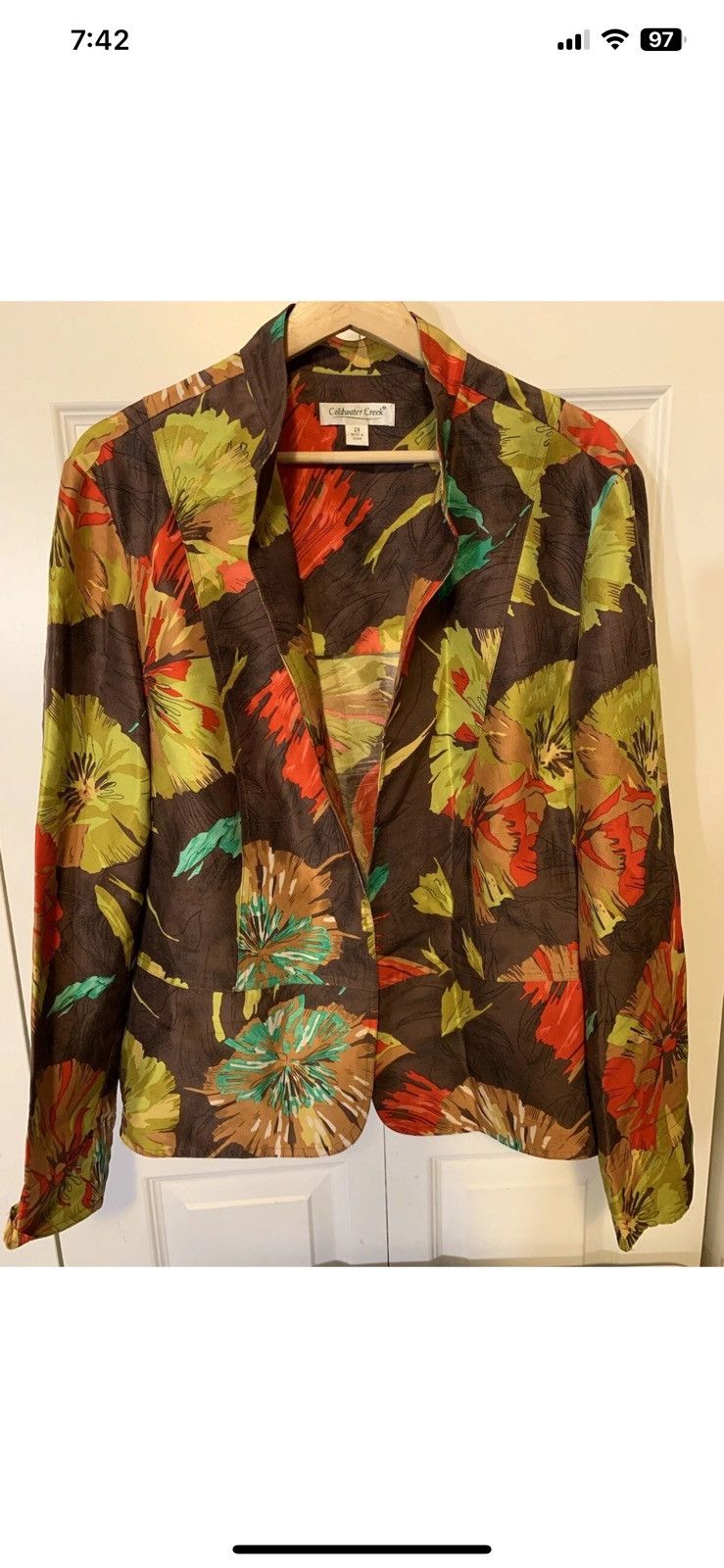 Coldwater Creek Coldwater creek womens sz 2XL jacket brown lightweight Size XXL / US 16-18 / IT 52-54 - 6 Thumbnail