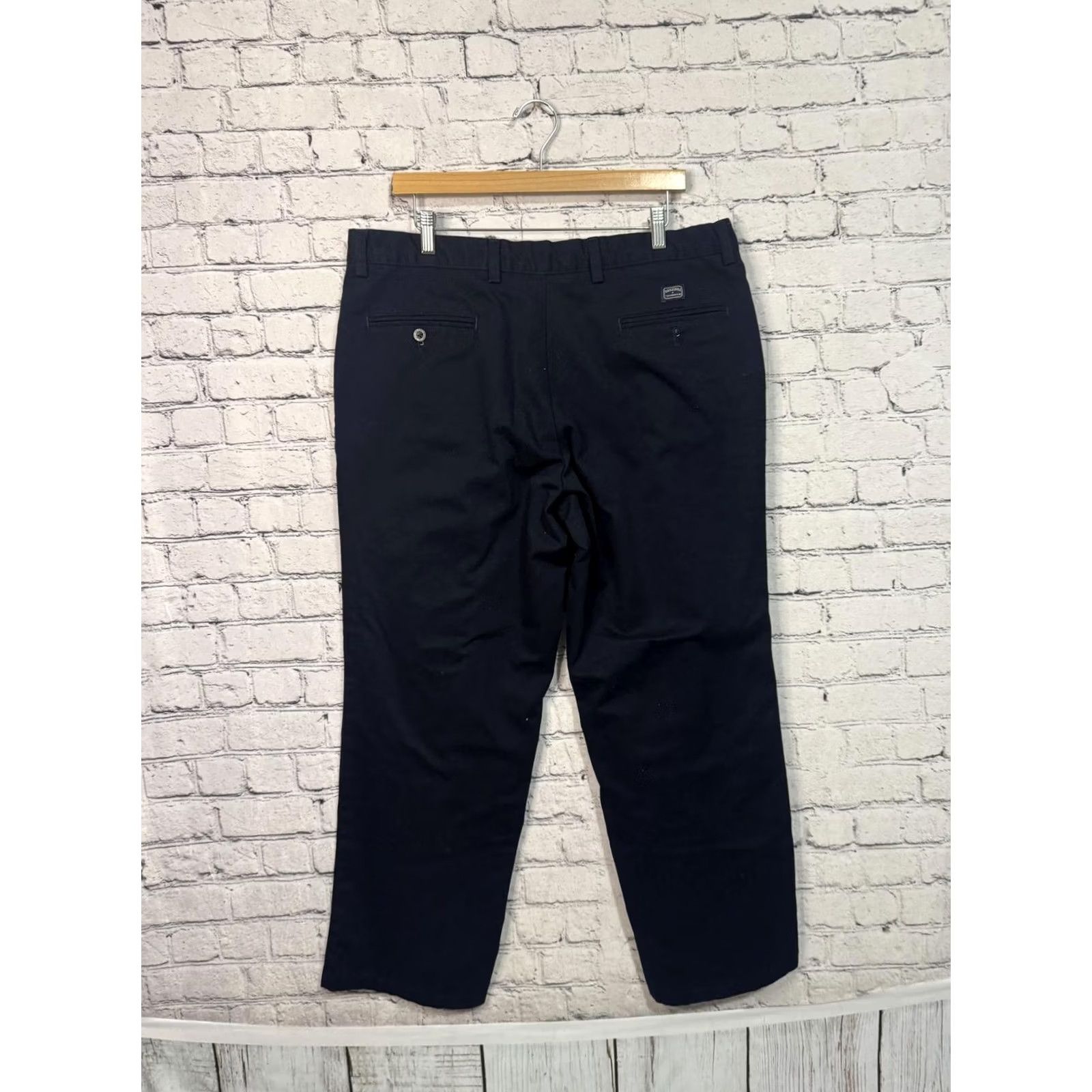 Levi's Levi's Signature Men's Black Casual Pants W38 L30 - 100% Cotton, Regular Fit, Button Closure, Straight Leg, Belt Loops, Casual/Business Casual Size US 38 / EU 54 - 6 Thumbnail
