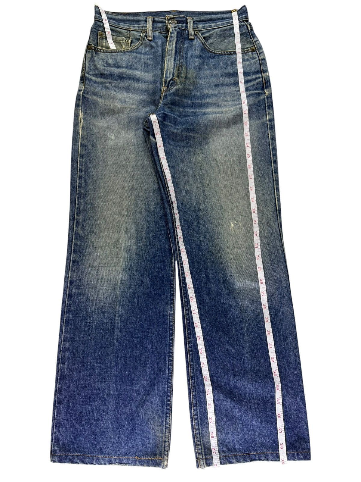 LVC × Levi's × Levi's Vintage Clothing Vintage 90s Levis 560 Faded Wash Distressed Loose Jeans Size US 29 - 13 Thumbnail