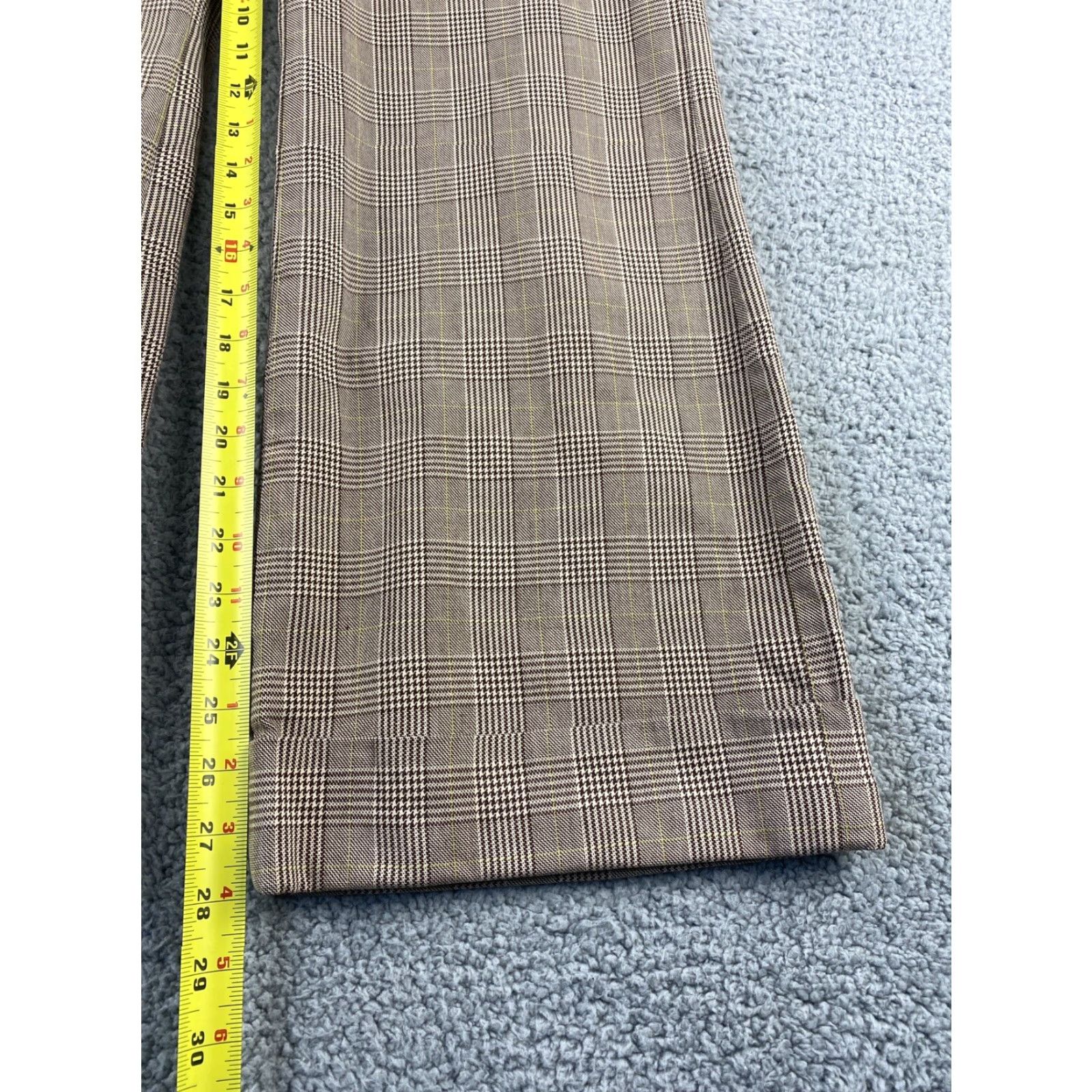 Gap VINTAGE Gap Womens Wide Leg Pants Size 8 Brown Solid Cotton Casual Clothing Women's Size 30" / US 8 / IT 44 - 6 Thumbnail