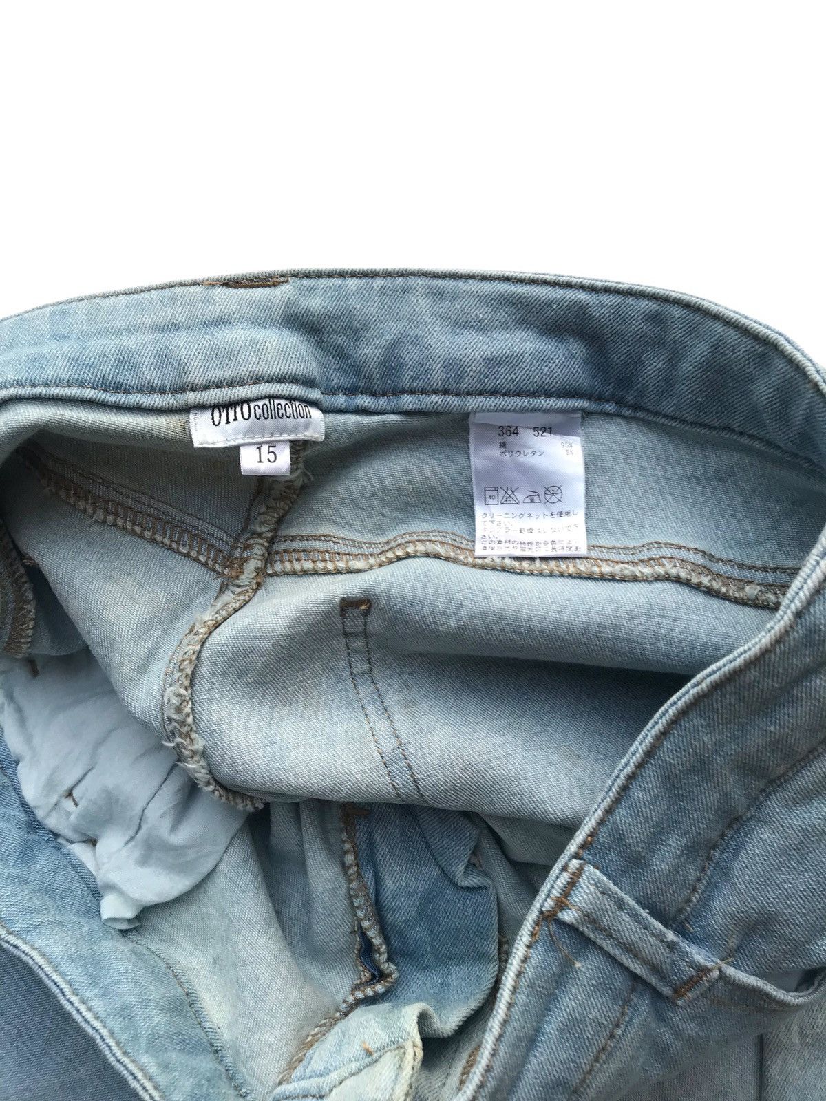 Jean Otto Collection Women Flared Bootcut Distressed Denim Size 31" - 2 Thumbnail