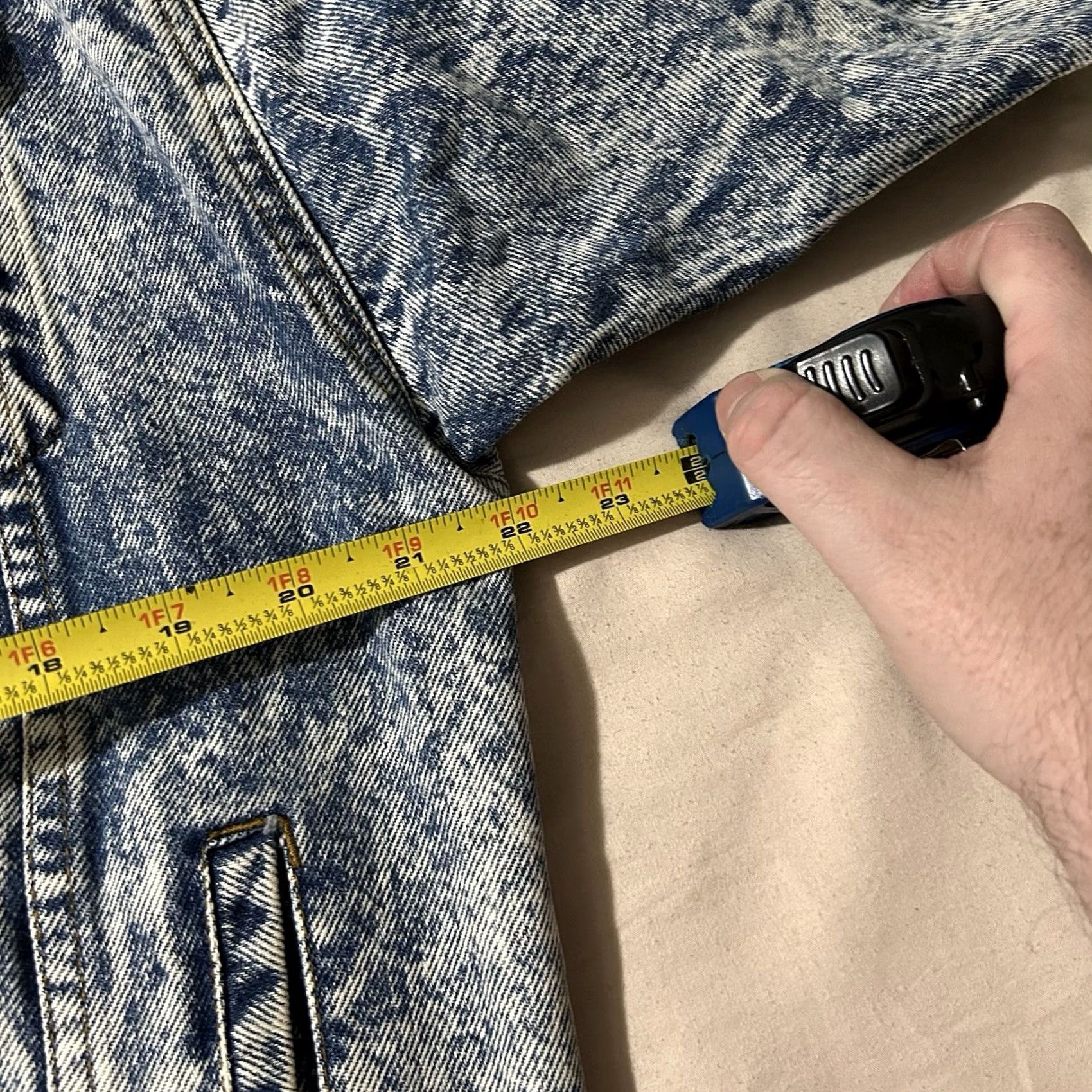 Equipment VINTAGE Urban Equipment Denim Jacket Mens Size S 80s Acid Wash Blue Jacket Size US S / EU 44-46 / 1 - 7 Thumbnail