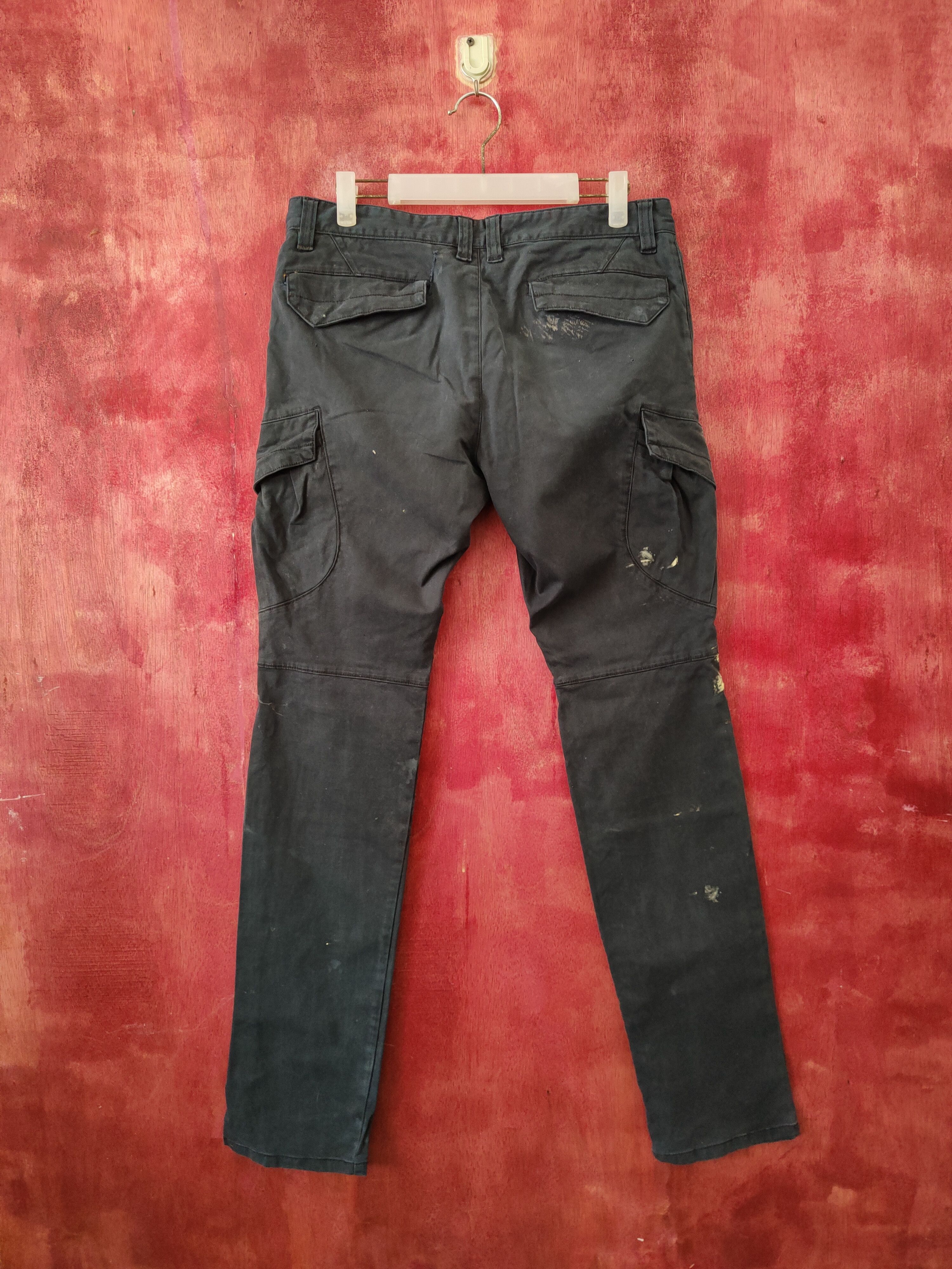 Japanese Brand BG Dark Blue Multipocket Tactical Cargo Pants #S2138 Size US 32 / EU 48 - 7 Thumbnail