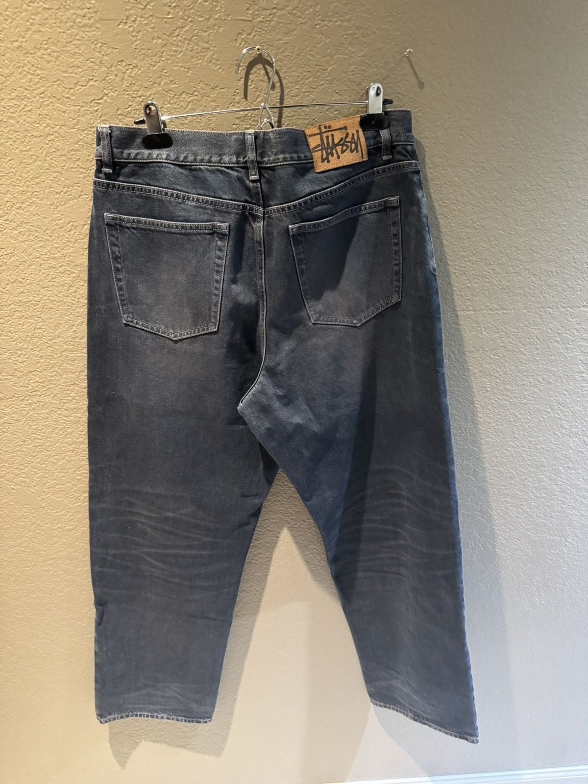 Stussy Stussy Vintage Dirty Blue Wash Big Ol’ Denim Baggy Wide Pant Size US 32 / EU 48 - 8 Thumbnail
