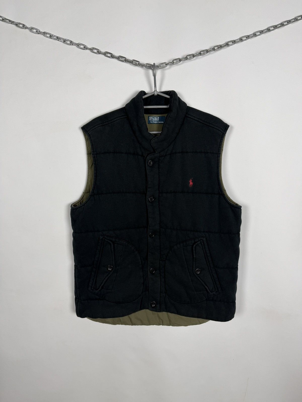 Polo Ralph Lauren Men’s Vintage Polo Ralph Lauren Full Zip Vest Pony Logo XL Size US XL / EU 56 / 4 - 1 Thumbnail