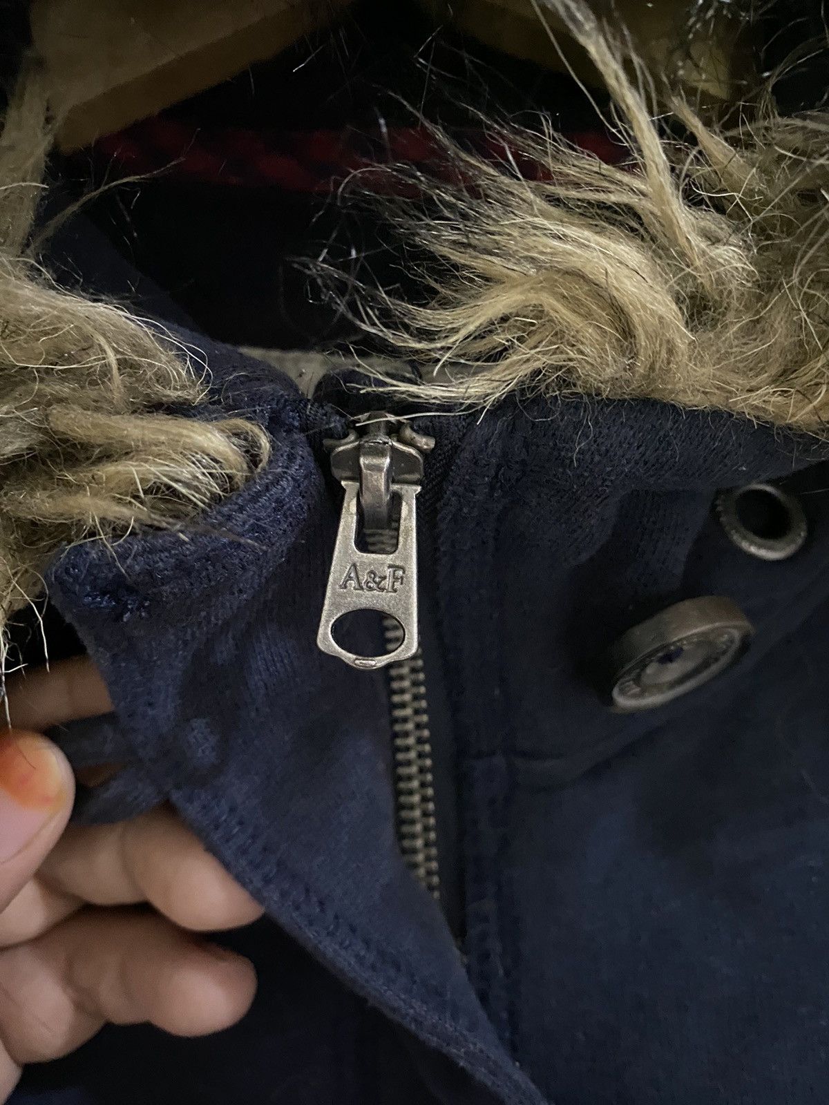 Abercrombie & Fitch Abercrombie & fitch fur zip hoodie ifsixwasnine lgb Size US S / EU 44-46 / 1 - 5 Thumbnail