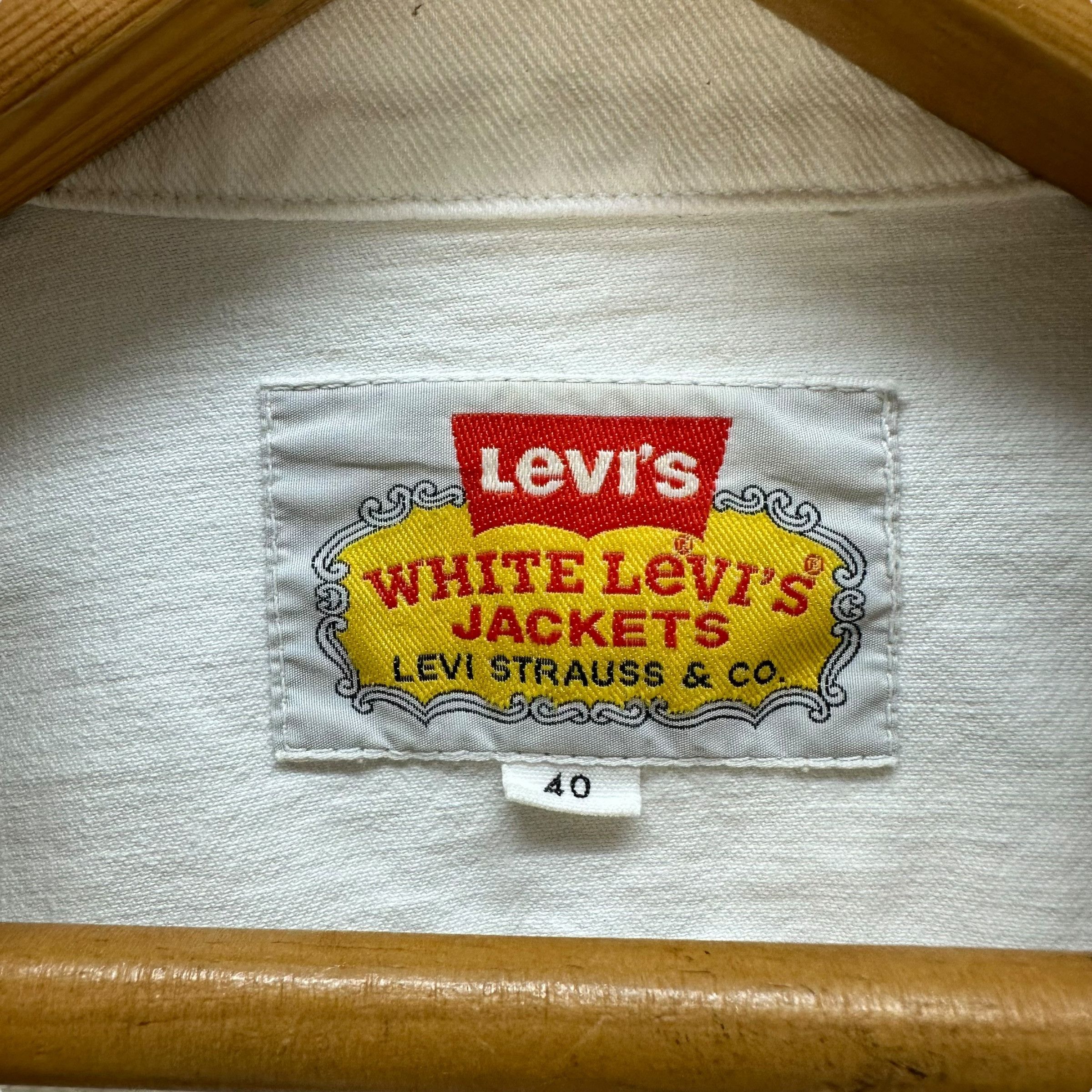 Levi's Vintage LEVI'S 70505 White Denim Jacket White Tab #A42-0965 Size US M / EU 48-50 / 2 - 7 Thumbnail