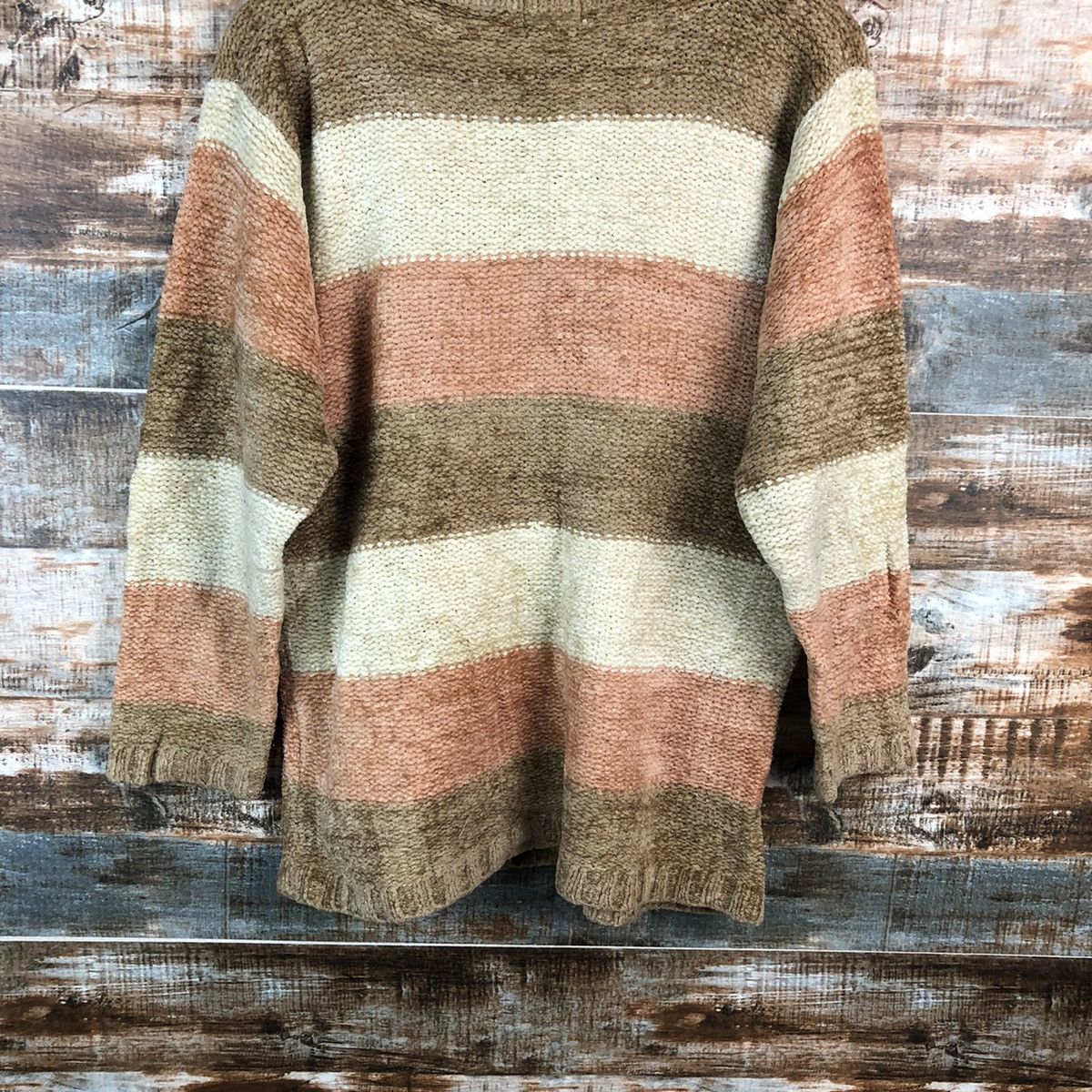 Homespun Knitwear Grandpas Present Brown Stripe Knitwear #A2500 Size US M / EU 48-50 / 2 - 14 Thumbnail