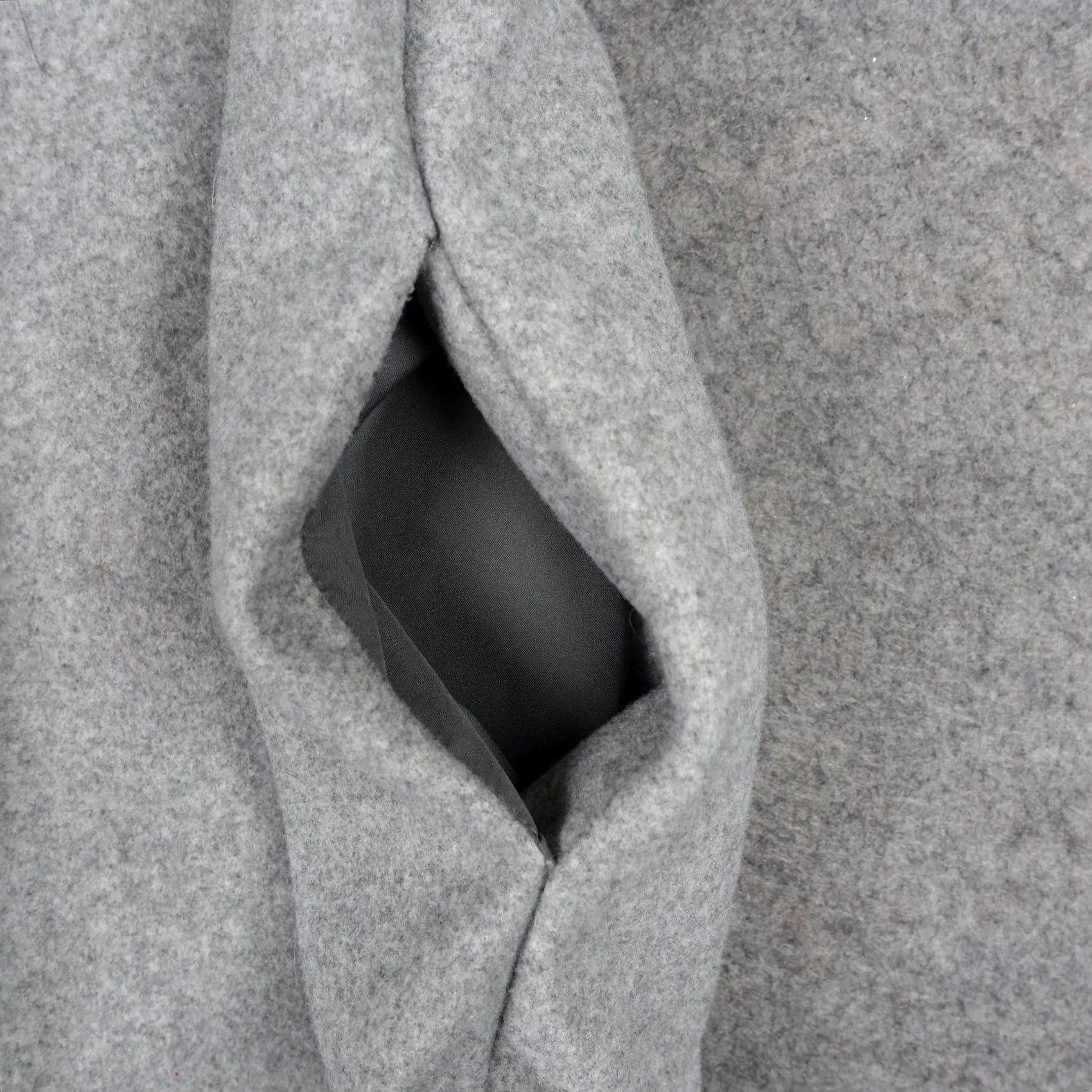 Zara VINTAGE: Zara Coat Women S Gray Wool Longline Open Front Collared Overcoat Trench S Size S / US 4 / IT 40 - 4 Thumbnail