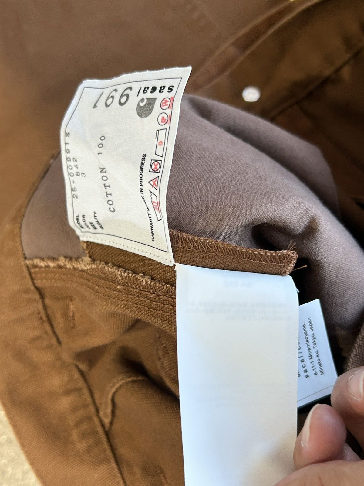 Carhartt × Sacai Sacai x Carhartt Carpenter Pants Size US 34 / EU 50 - 5 Thumbnail