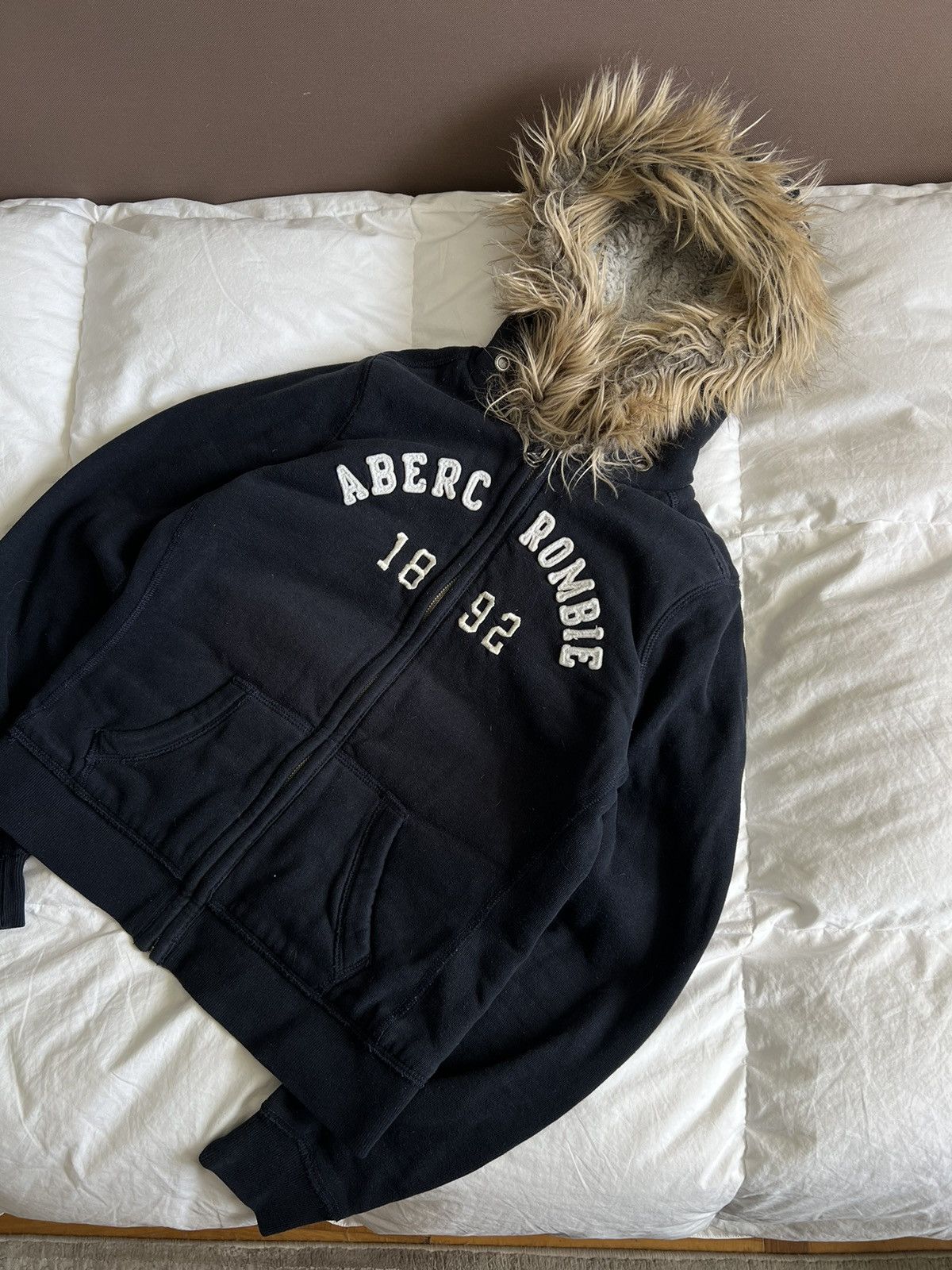 14th Addiction × Abercrombie & Fitch × If Six Was Nine Abercrombie Authentic Vintage Fur Hoodie i6w9 Igb style Size M / US 6-8 / IT 42-44 - 4 Thumbnail
