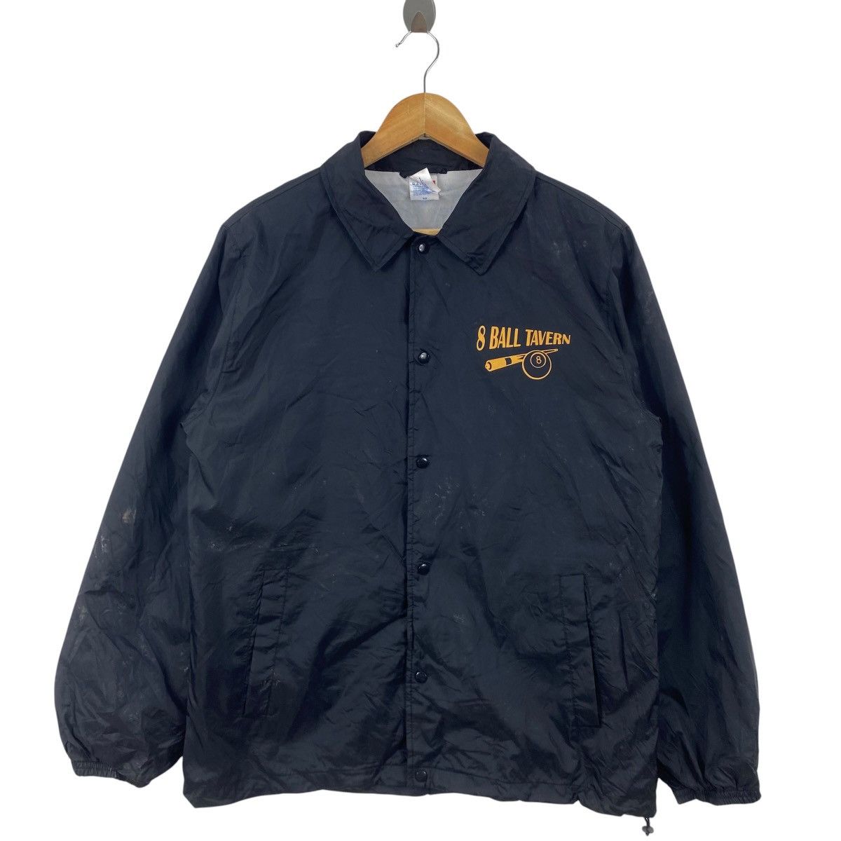 Vintage Vintage UNITED ATHLE 8 BALL Tavern Coach Jacket Snap Button Size US M / EU 48-50 / 2 - 4 Thumbnail