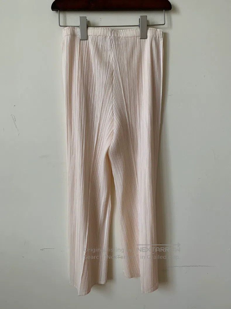 Issey Miyake Issey Miyake Light Yellow Pants Size 26" / US 2 / IT 38 - 2 Thumbnail