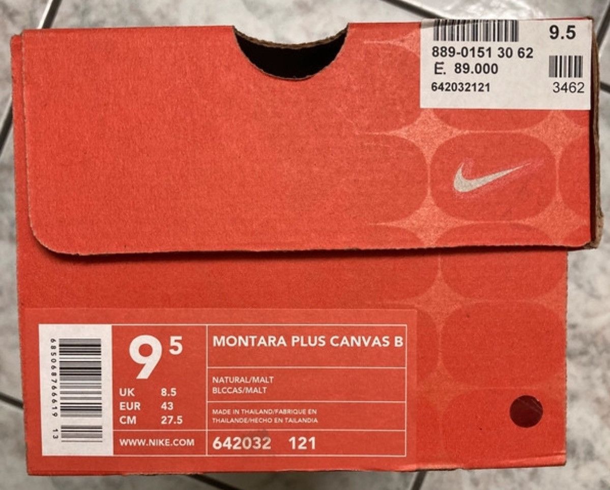 Nike × Vintage Nike Montara Plus Canvas B 1999 Vintage Size US 9.5 / EU 42-43 - 5 Thumbnail