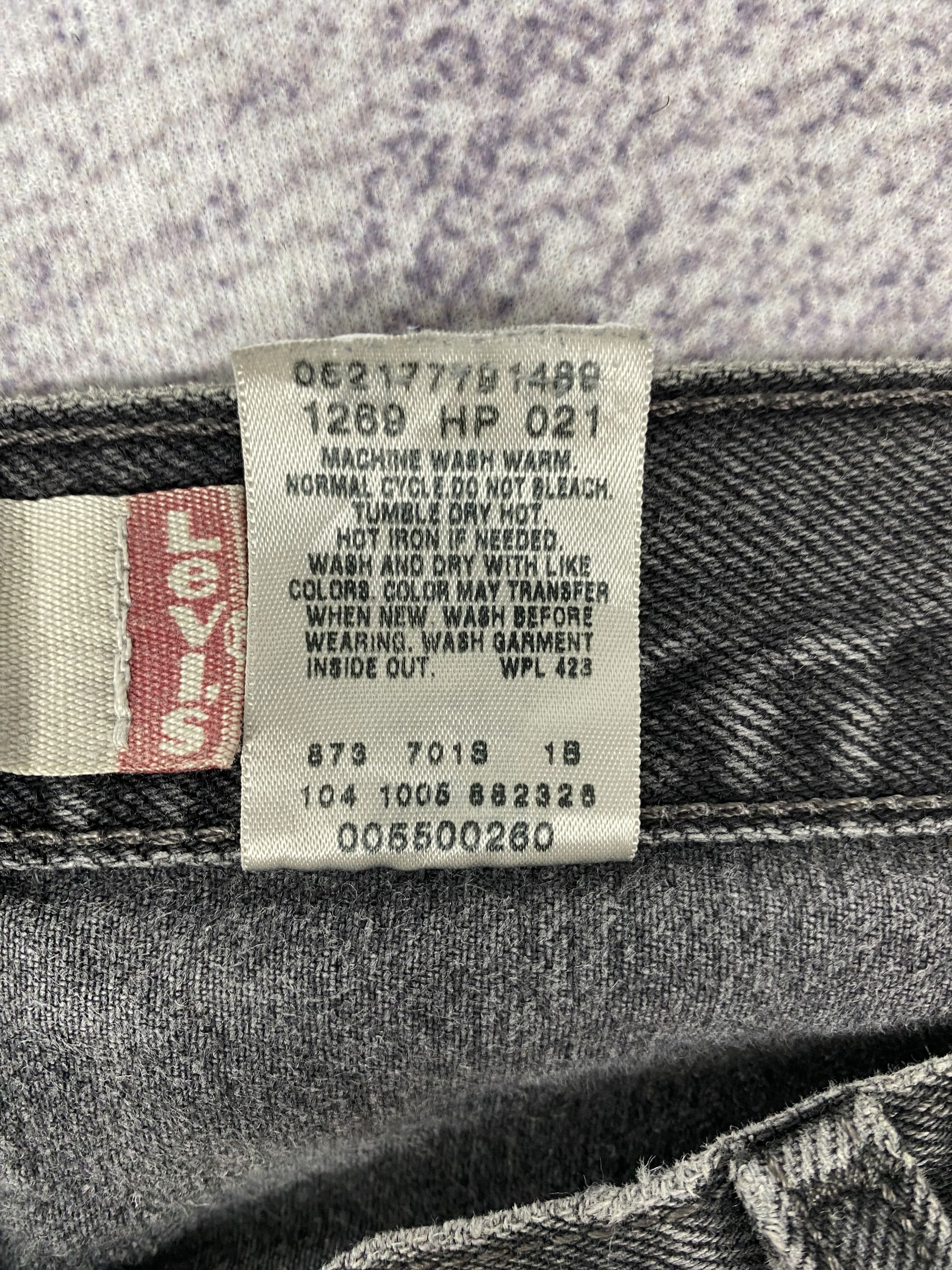 Levi's Vintage Levi's 550 Relaxed Fit Black Denim Jeans PT0482 Size US 36 / EU 52 - 15 Thumbnail