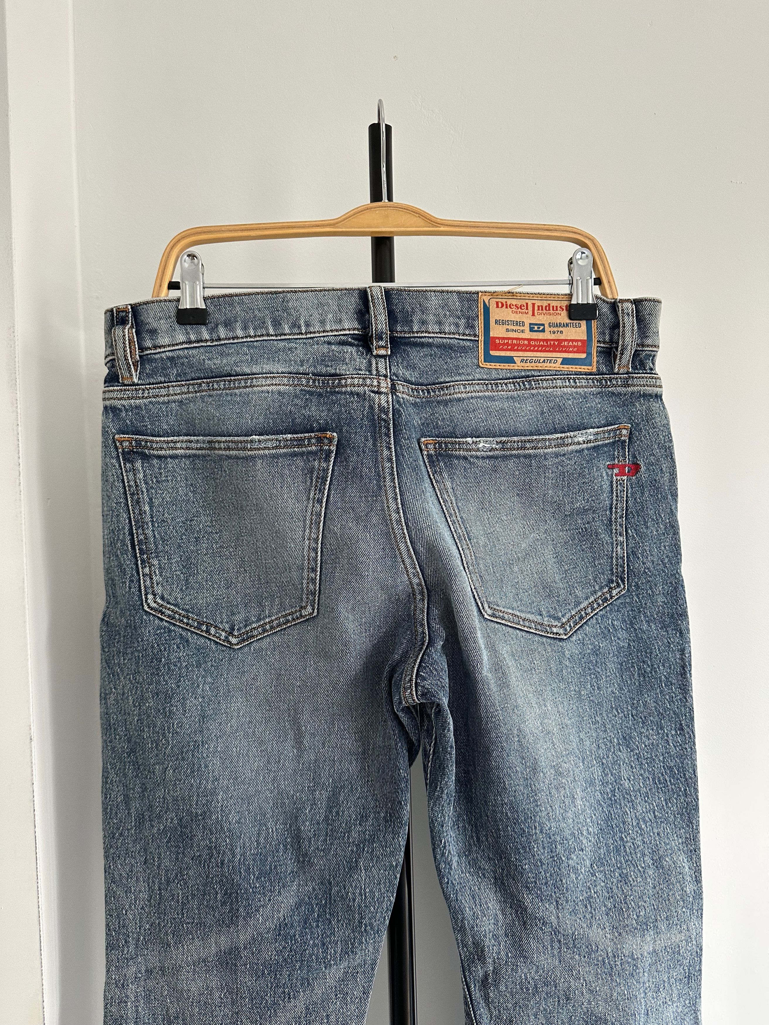 Diesel DIESEL D-Strukt 2019 Slim Denim Pants jeans Size US 32 / EU 48 - 10 Thumbnail