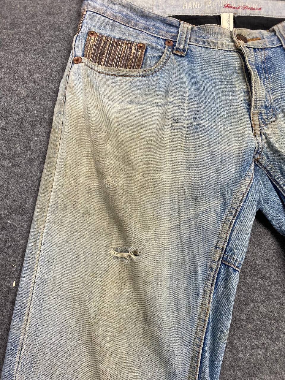 Japanese Brand japanese brand navajo style distressed denim Size US 36 / EU 52 - 10 Thumbnail
