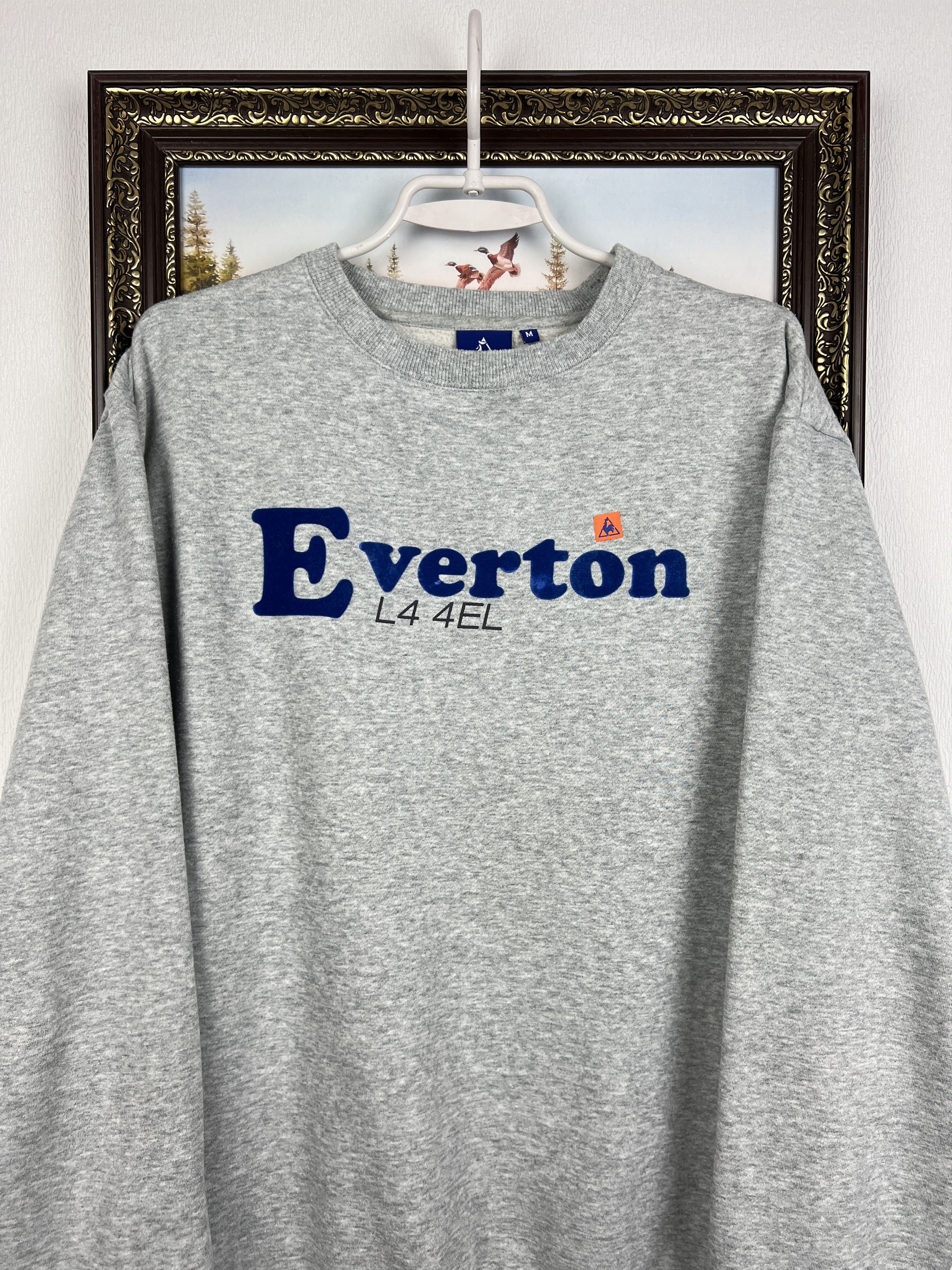 Le Coq Sportif Everton Football Sweatshirt Soccer Crewneck Track Top Size US M / EU 48-50 / 2 - 2 Thumbnail