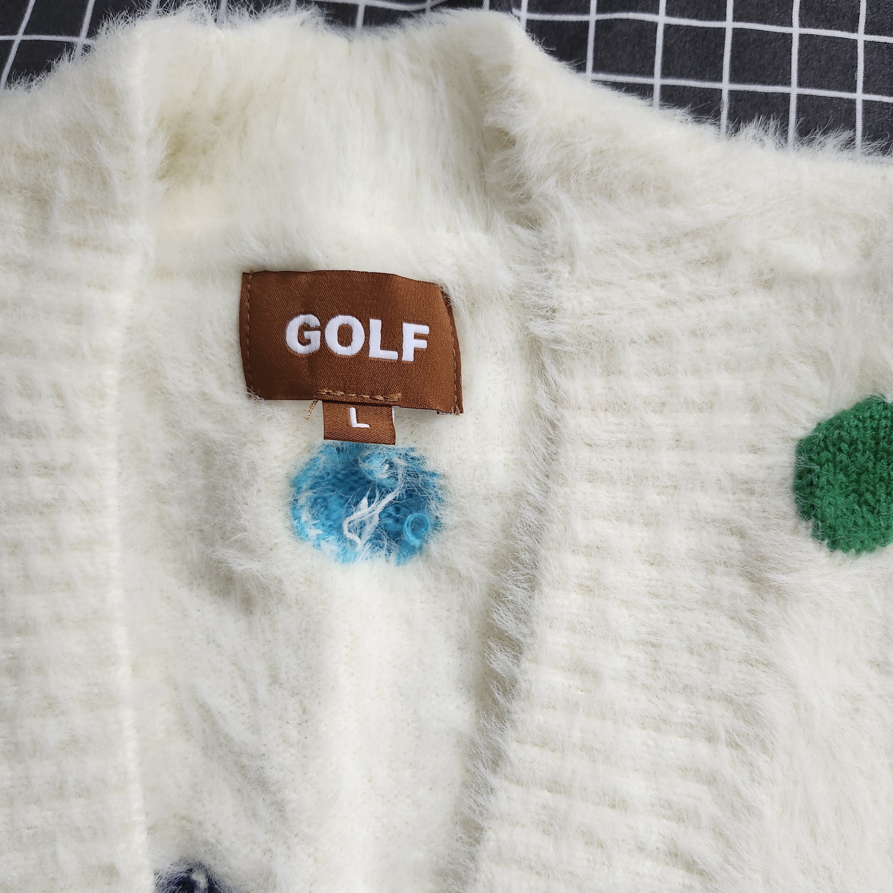 Golf Wang Golf Wang mohair pokadot cardigan Size US L / EU 52-54 / 3 - 3 Thumbnail