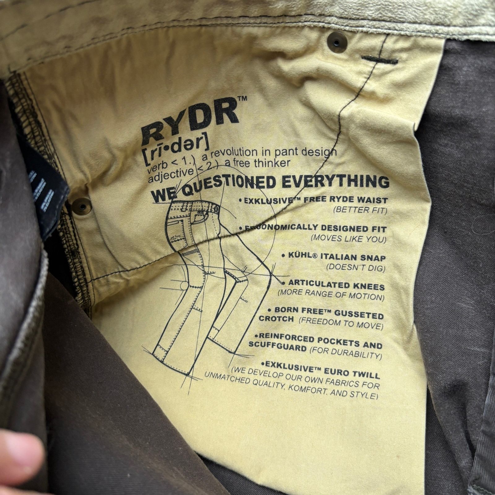 Kuhl Kuhl Rydr Vintage Patina Dye Pants Men's 36x30 Gorpcore Size US 36 / EU 52 - 9 Thumbnail