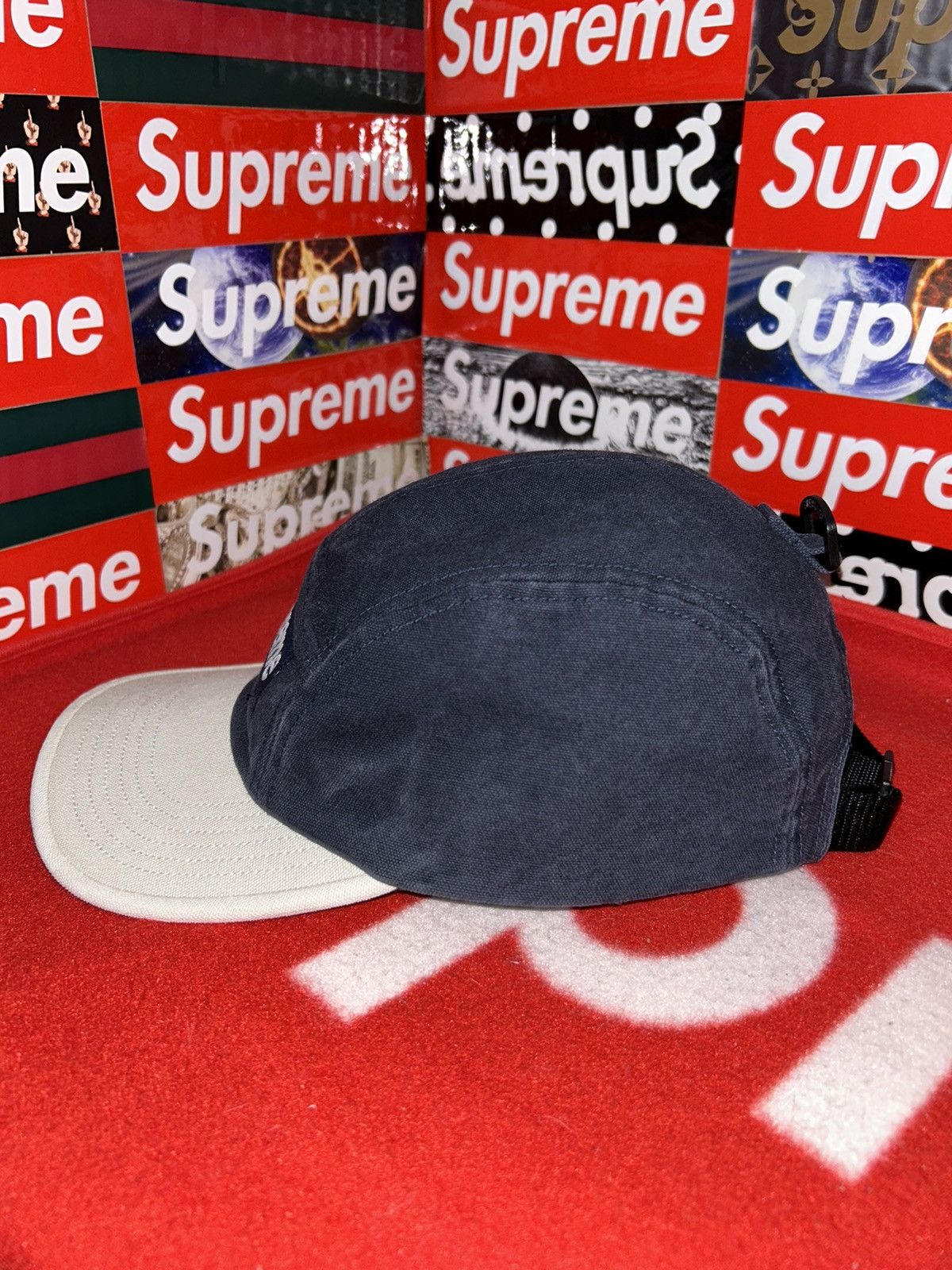 Supreme Supreme Ventile 2-Tone Camp Cap Navy SS25 NEW Size ONE SIZE - 4 Thumbnail