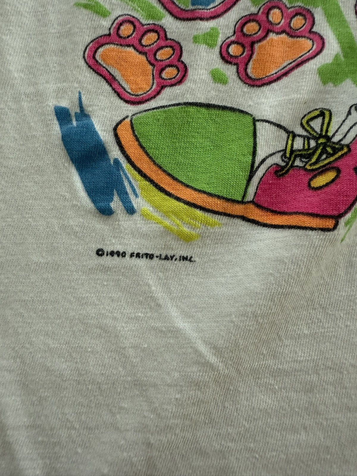 Other Vintage 1990 Paws Cheetos Graffiti Shirt Size US L / EU 52-54 / 3 - 3 Thumbnail