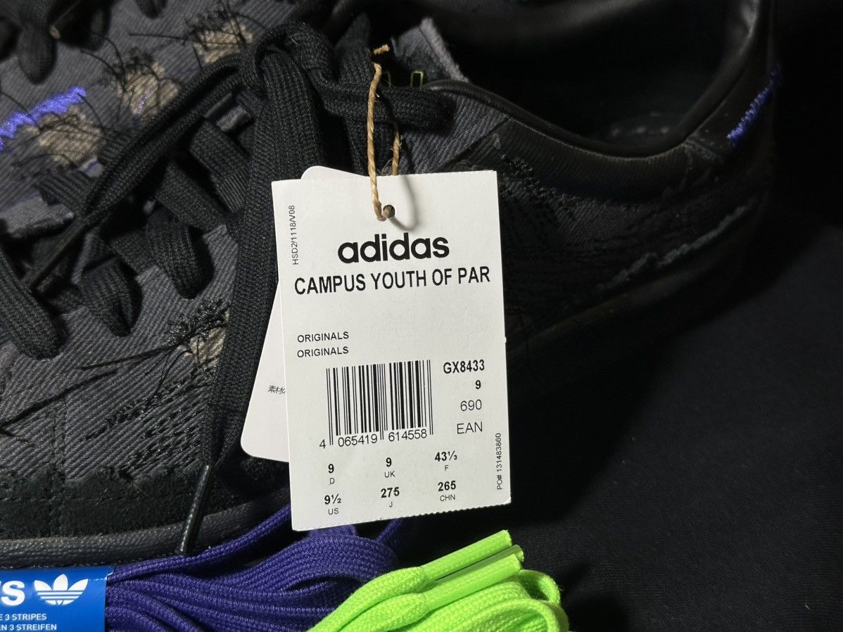 Adidas Adidas Campus x Youth of Paris Size US 9.5 / EU 42-43 - 5 Thumbnail